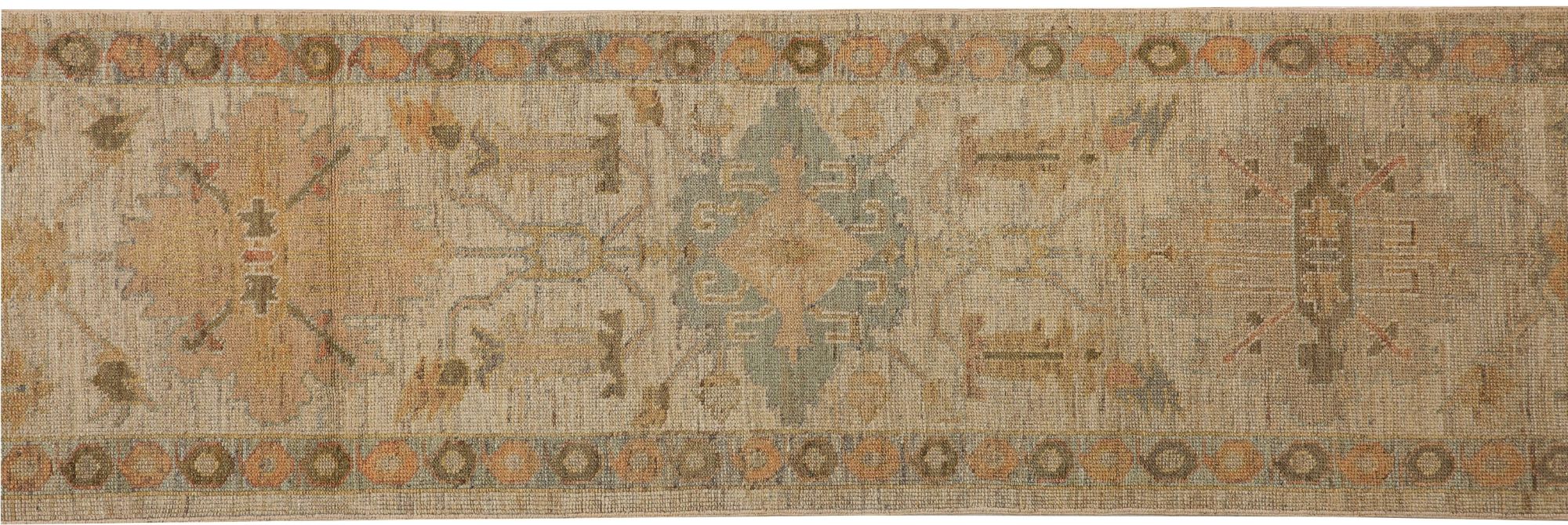 Thumbnail 8 for Turkey Oushak Tribal Rug 95650