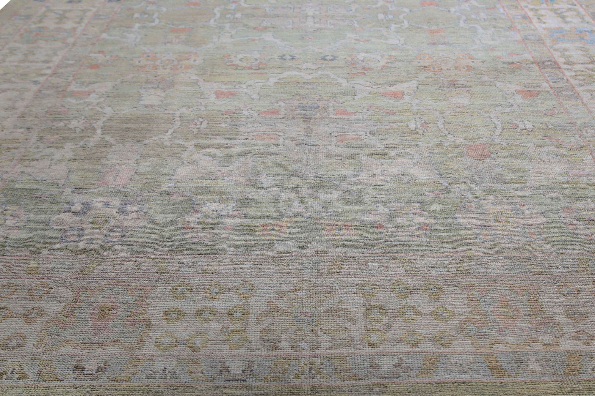 Thumbnail 5 for Turkey Oushak Tribal Rug 95664