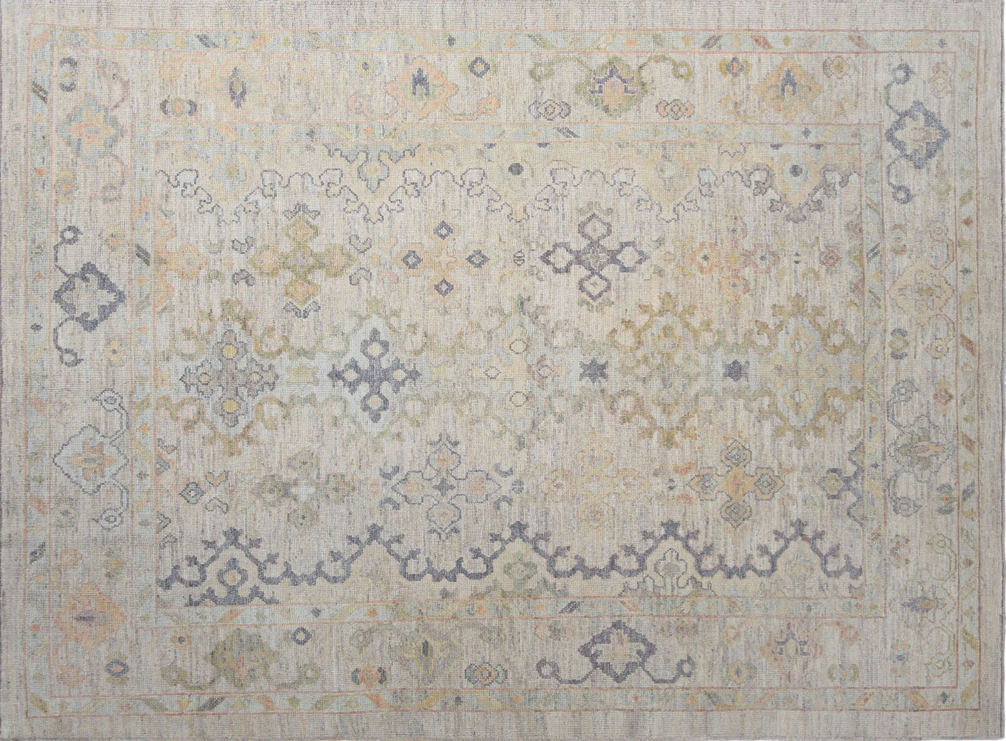 Thumbnail 2 for Turkey Oushak Tribal Rug 95670