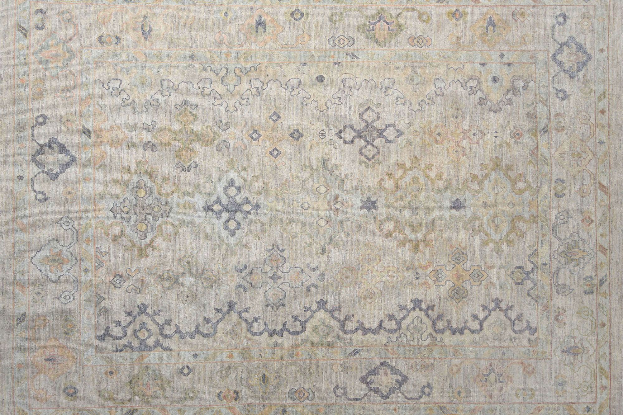 Thumbnail 3 for Turkey Oushak Tribal Rug 95670