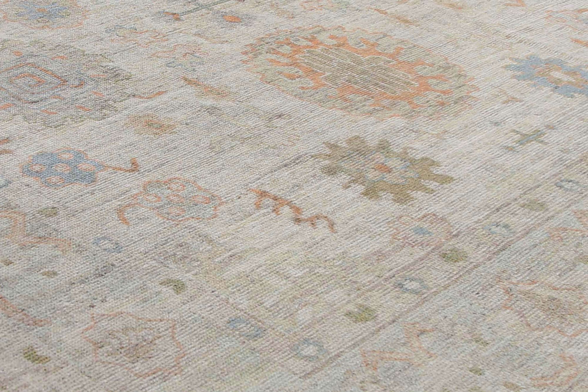 Thumbnail 7 for Turkey Oushak Tribal Rug 95671