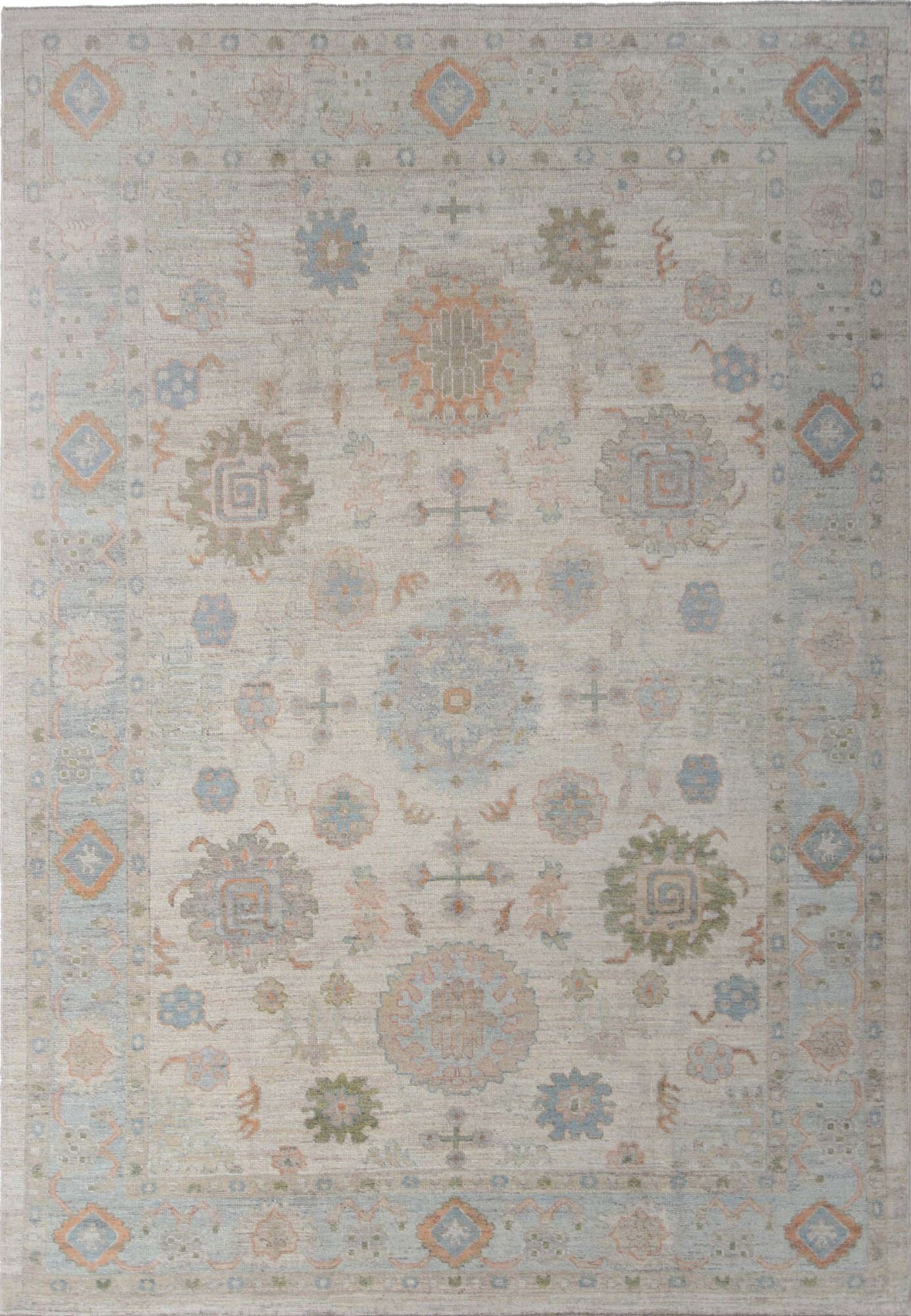 Thumbnail 4 for Turkey Oushak Tribal Rug 95671