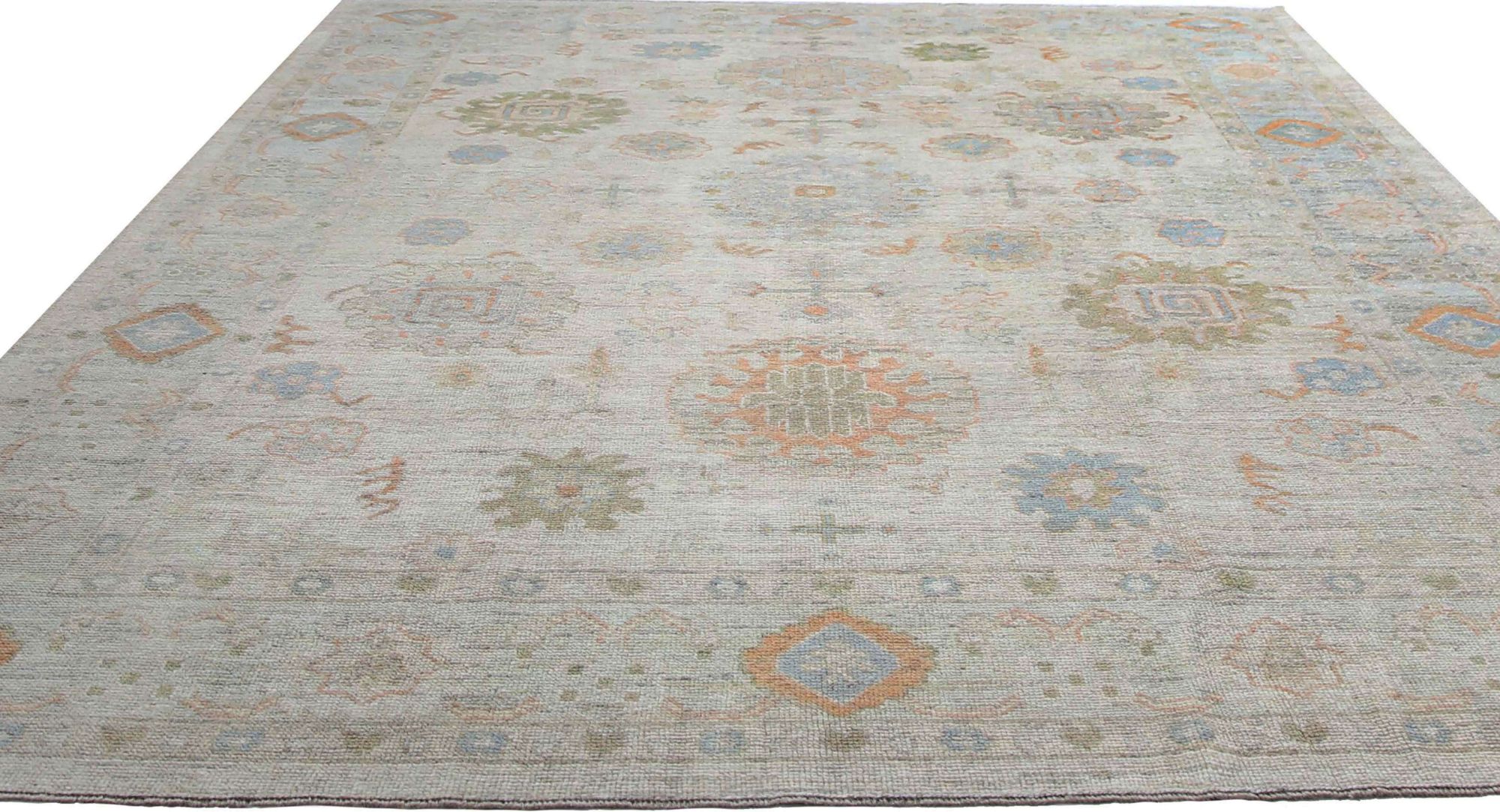 Thumbnail 8 for Turkey Oushak Tribal Rug 95671