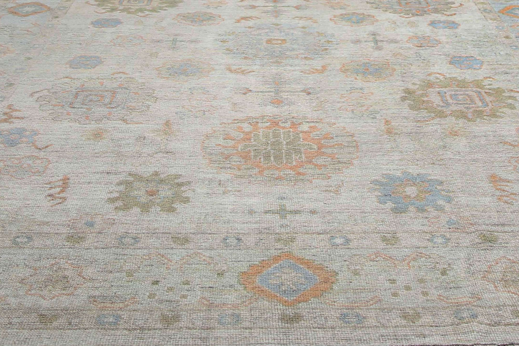 Thumbnail 2 for Turkey Oushak Tribal Rug 95671