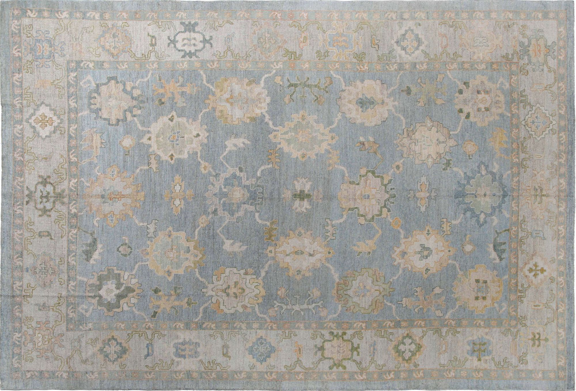 Thumbnail 4 for Turkey Oushak Tribal Rug 95700