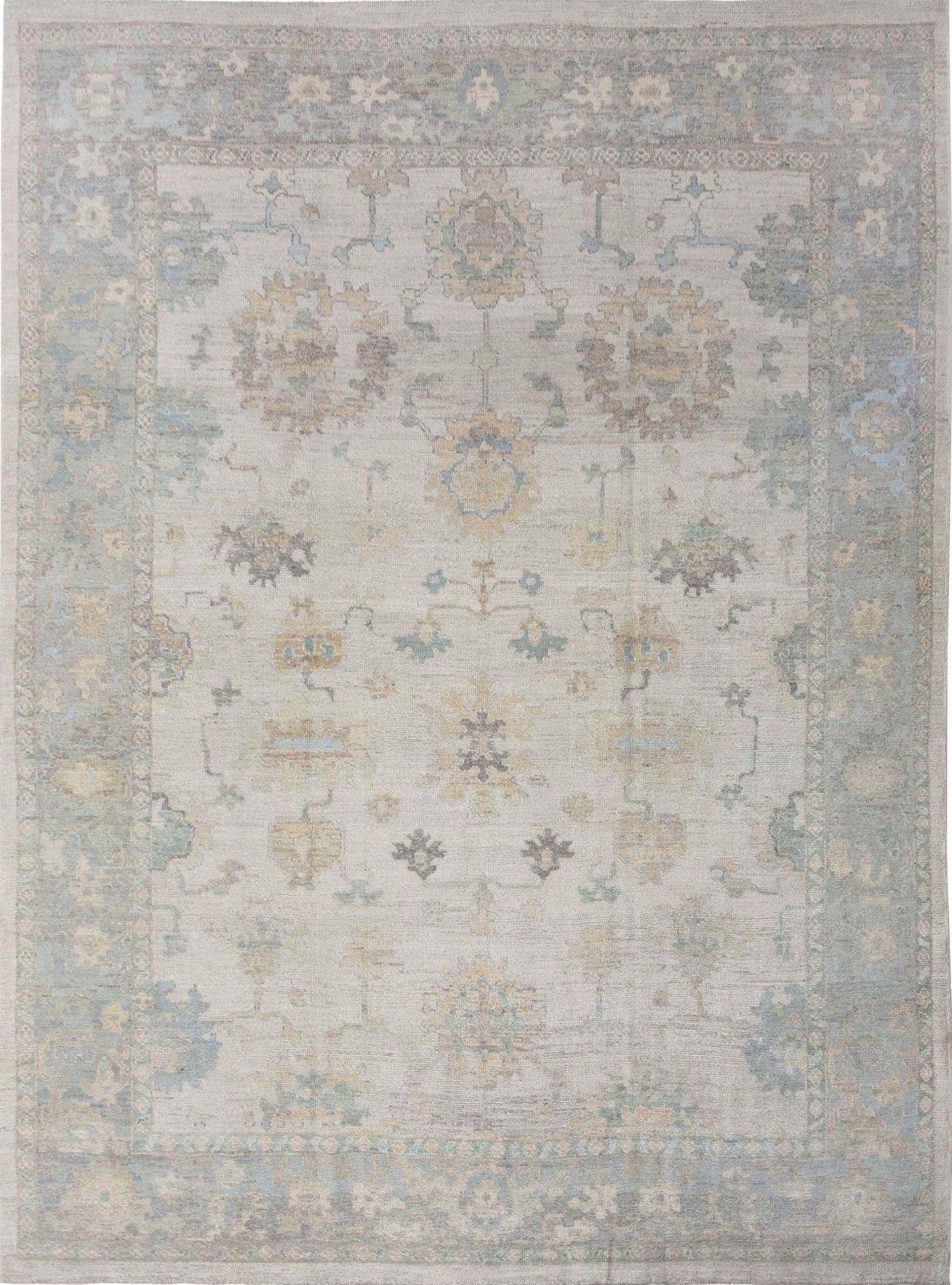 Thumbnail 4 for Turkey Oushak Tribal Rug 95704