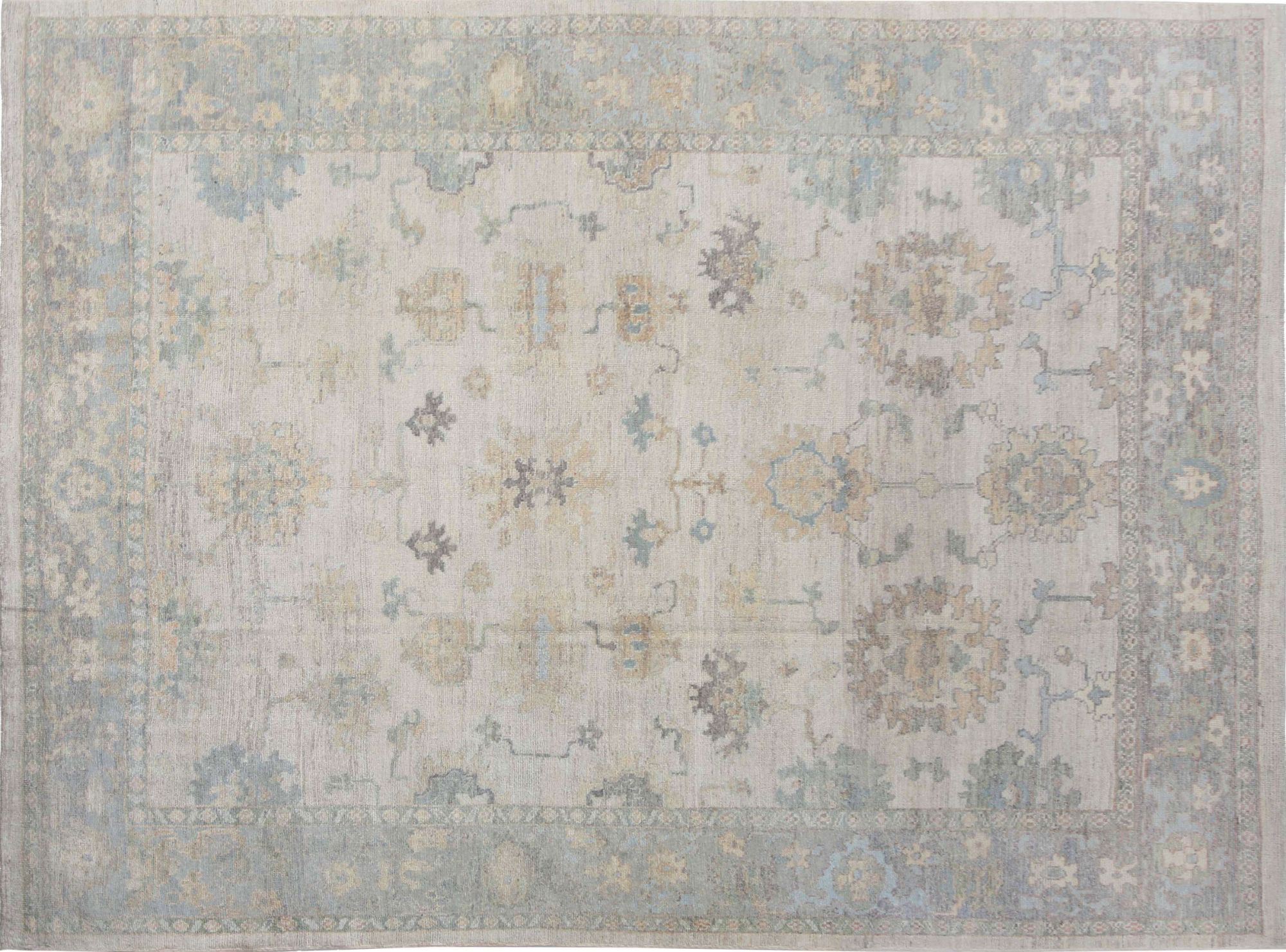 Thumbnail 5 for Turkey Oushak Tribal Rug 95704