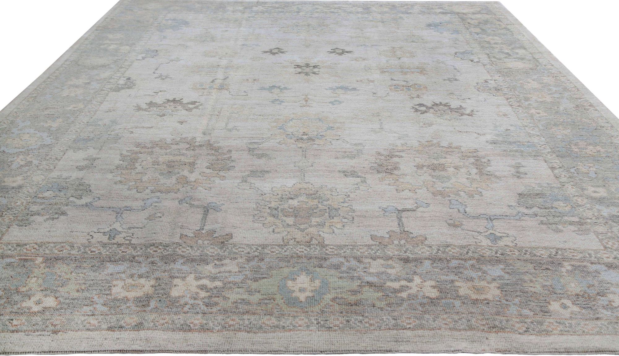 Thumbnail 8 for Turkey Oushak Tribal Rug 95704