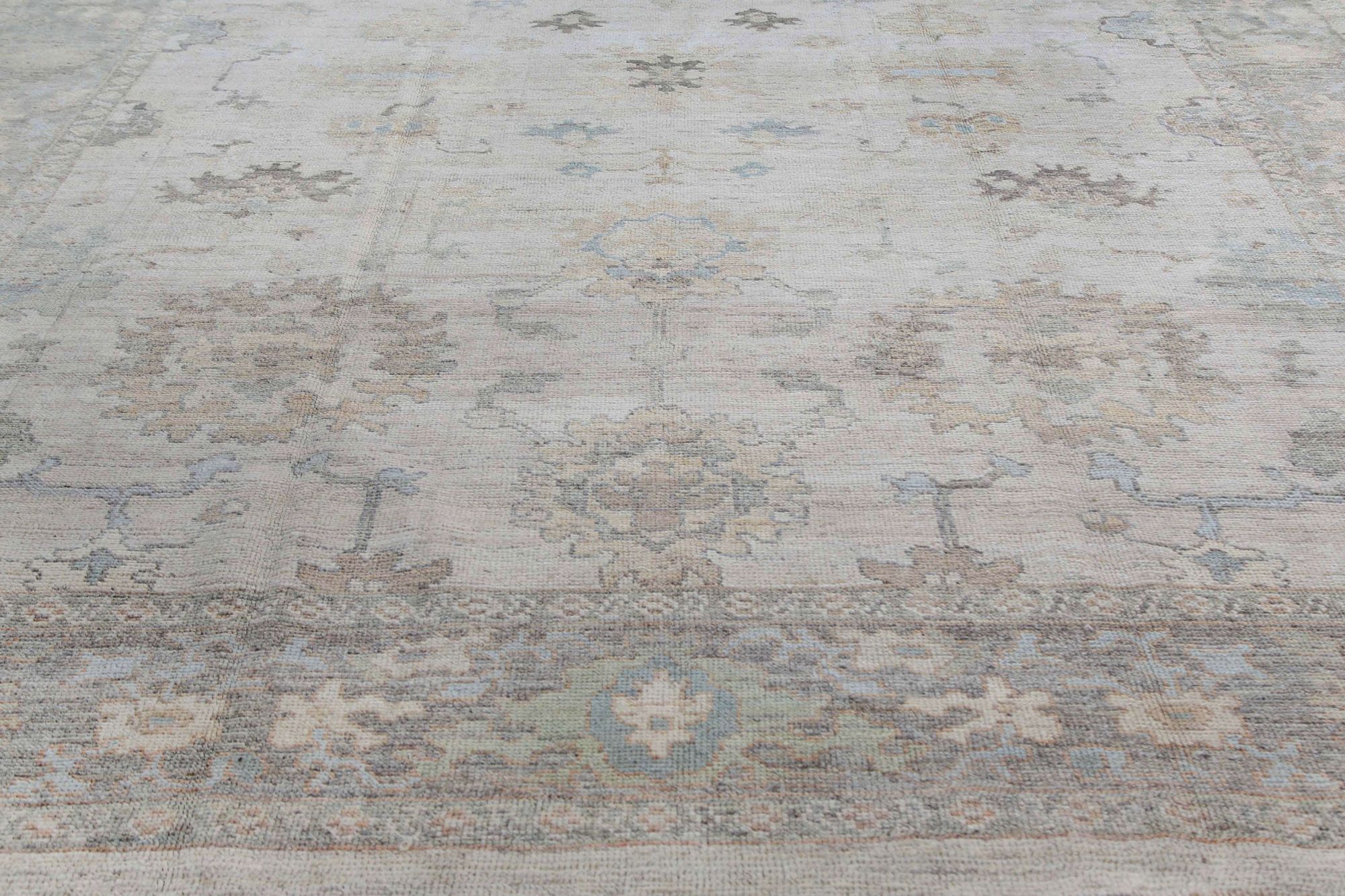 Thumbnail 3 for Turkey Oushak Tribal Rug 95704