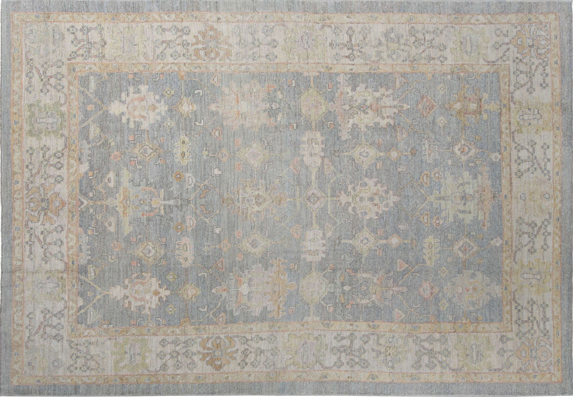 Thumbnail 3 for Turkey Oushak Tribal Rug 95705