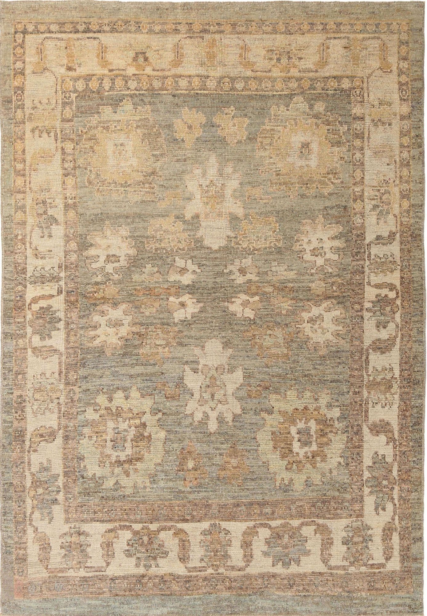 Thumbnail 3 for Turkey Oushak Tribal Rug 95738