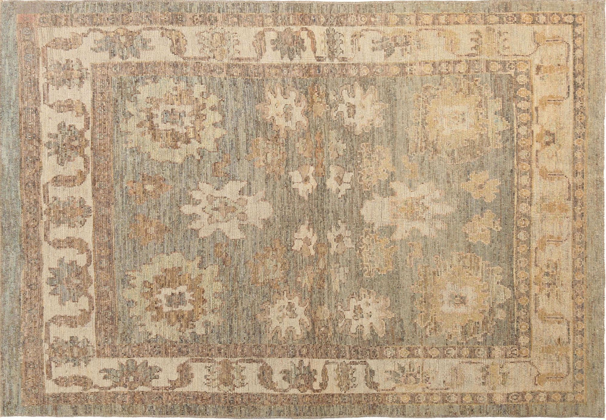 Thumbnail 4 for Turkey Oushak Tribal Rug 95738