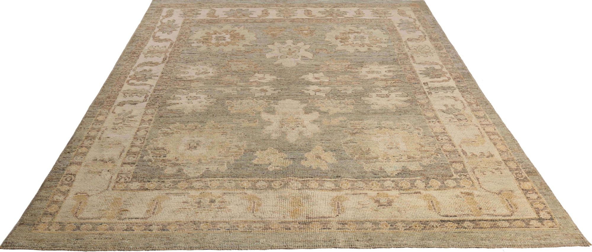 Thumbnail 7 for Turkey Oushak Tribal Rug 95738