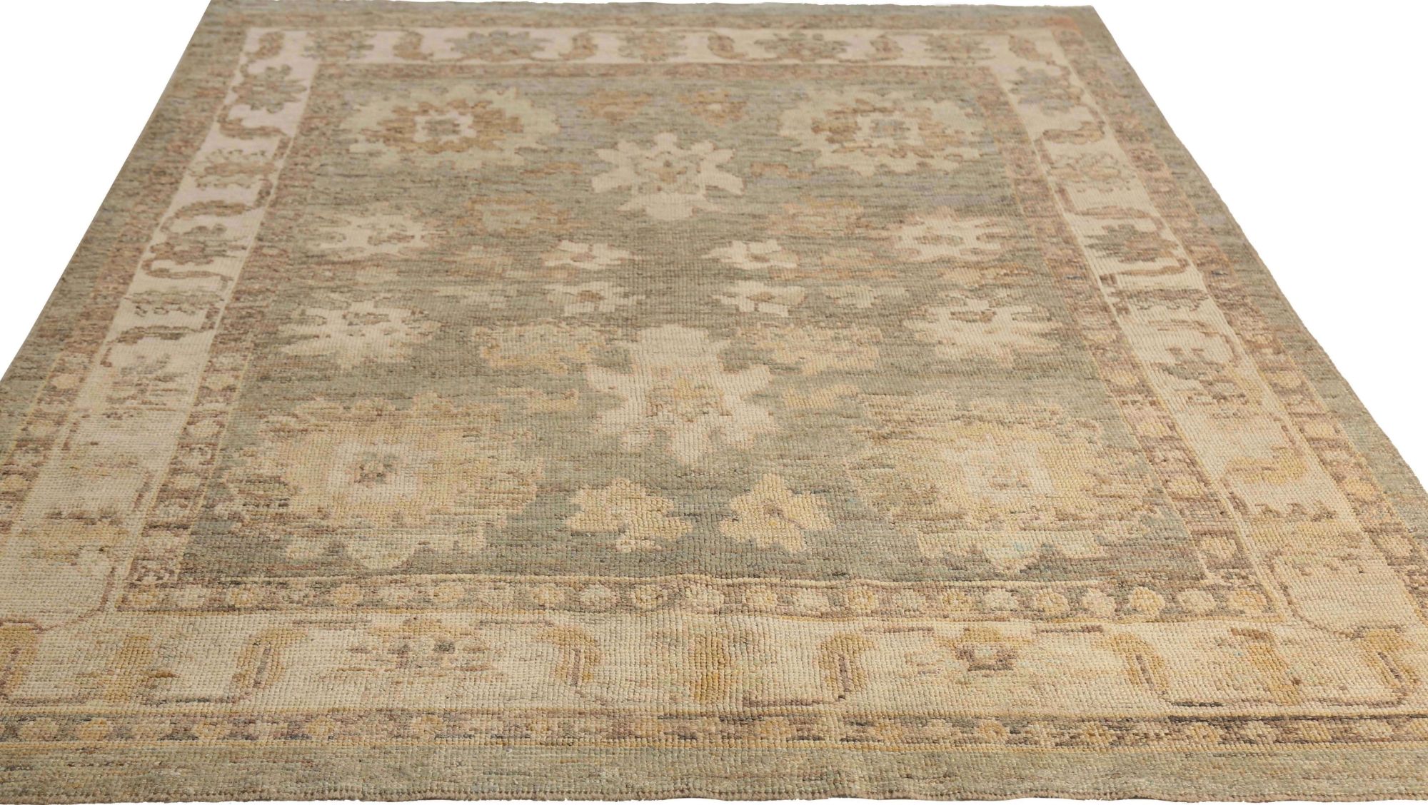 Thumbnail 6 for Turkey Oushak Tribal Rug 95738