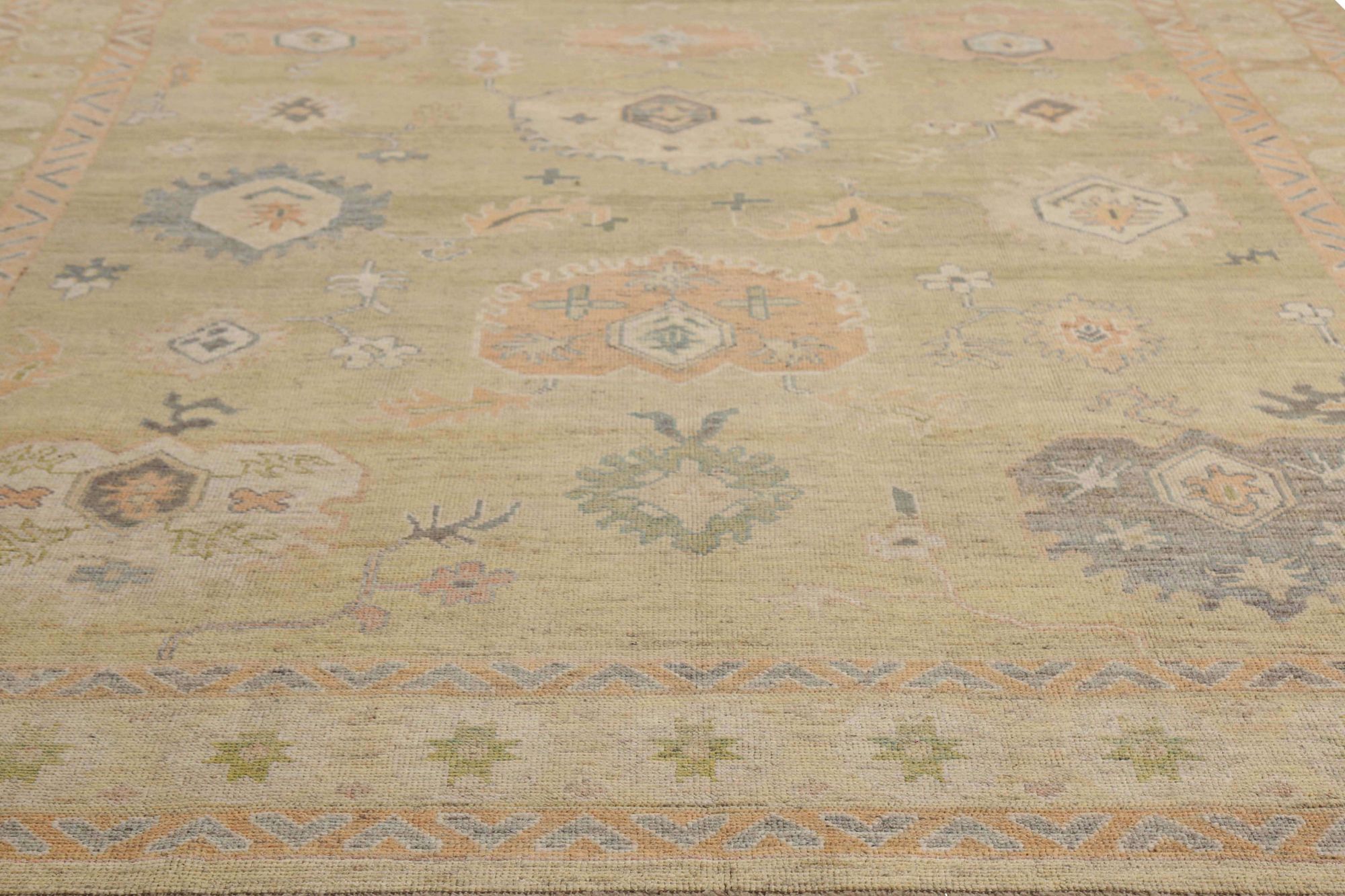 Thumbnail 5 for Turkey Oushak Tribal Rug 95743