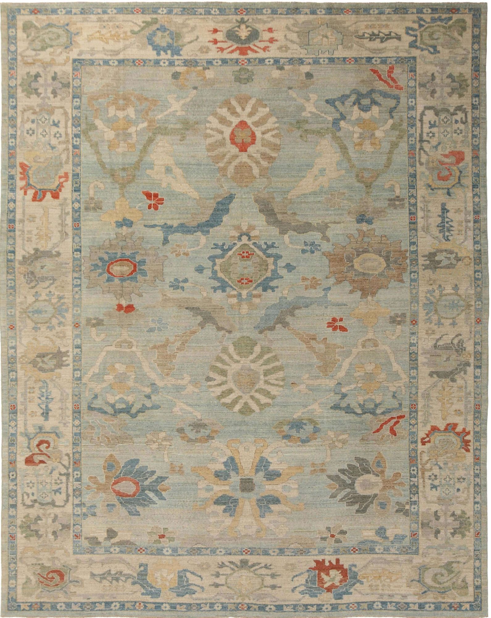 Thumbnail 3 for Turkey Sultanabad Tribal Rug 95747