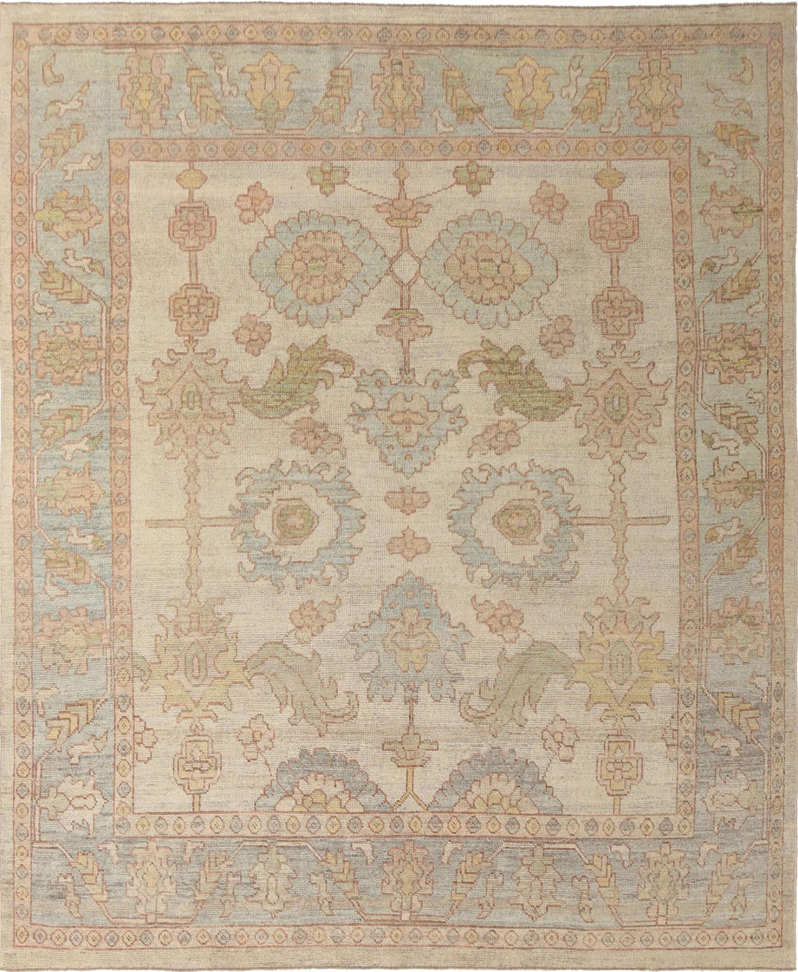 Thumbnail 2 for Turkey Oushak Tribal Rug 95749