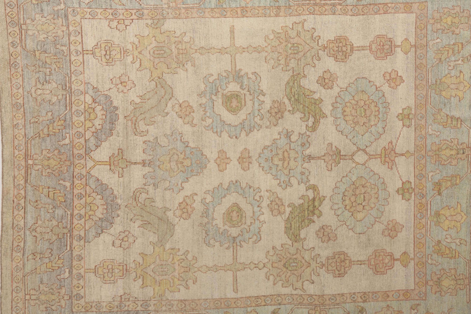 Thumbnail 5 for Turkey Oushak Tribal Rug 95749