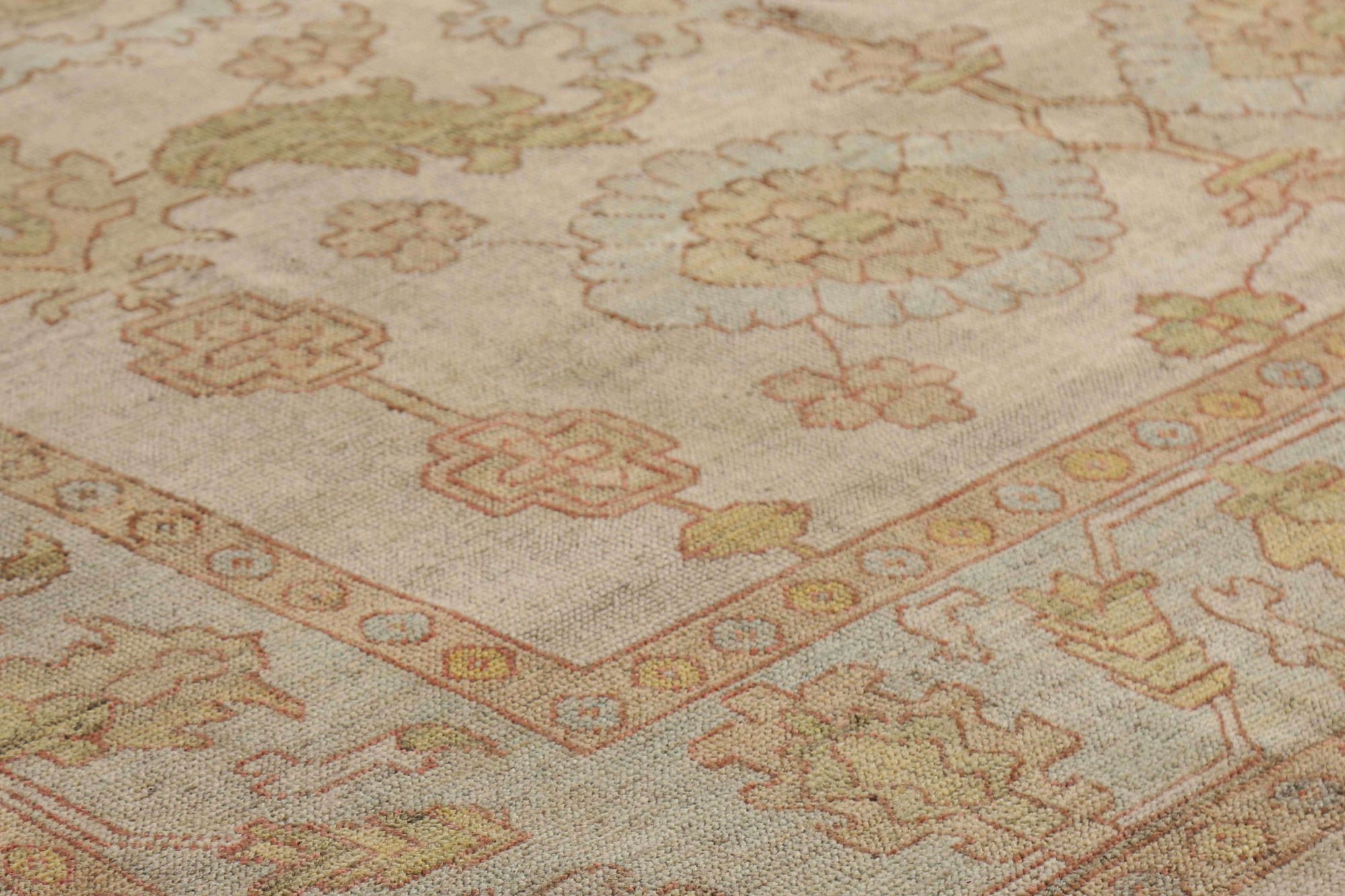 Thumbnail 8 for Turkey Oushak Tribal Rug 95749