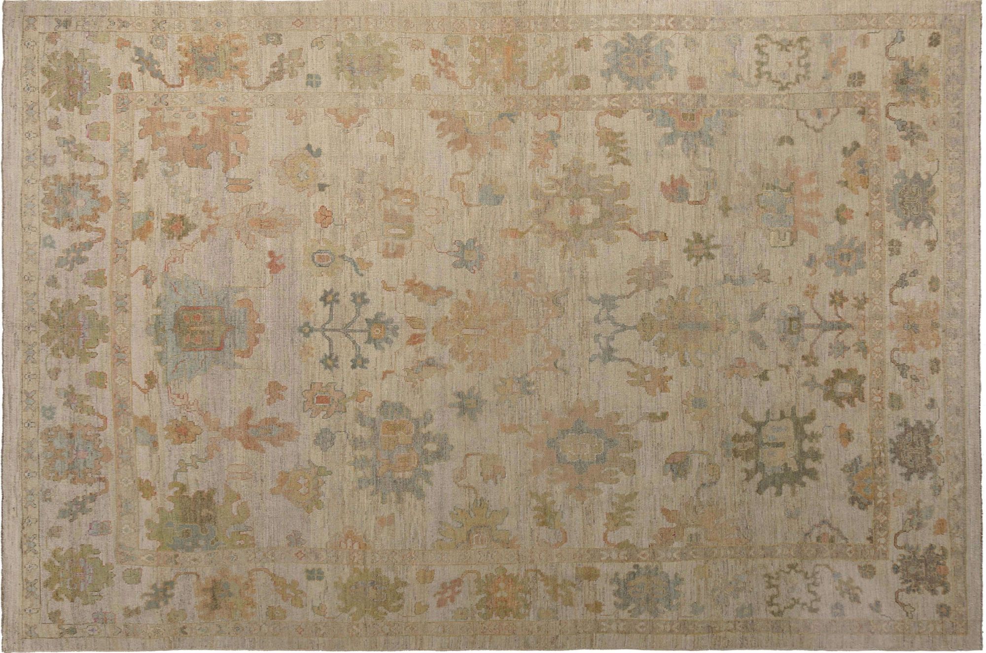 Thumbnail 4 for Turkey Oushak Tribal Rug 95753