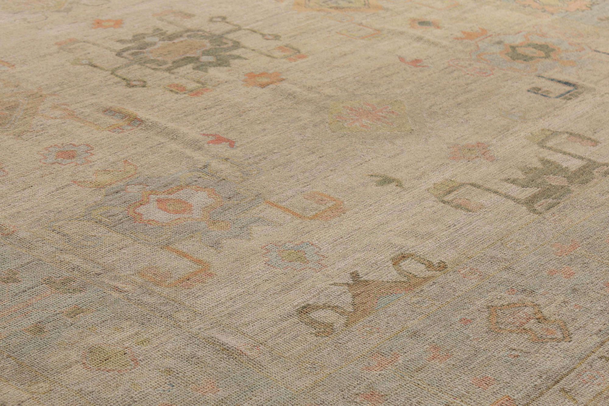 Thumbnail 5 for Turkey Oushak Tribal Rug 95764