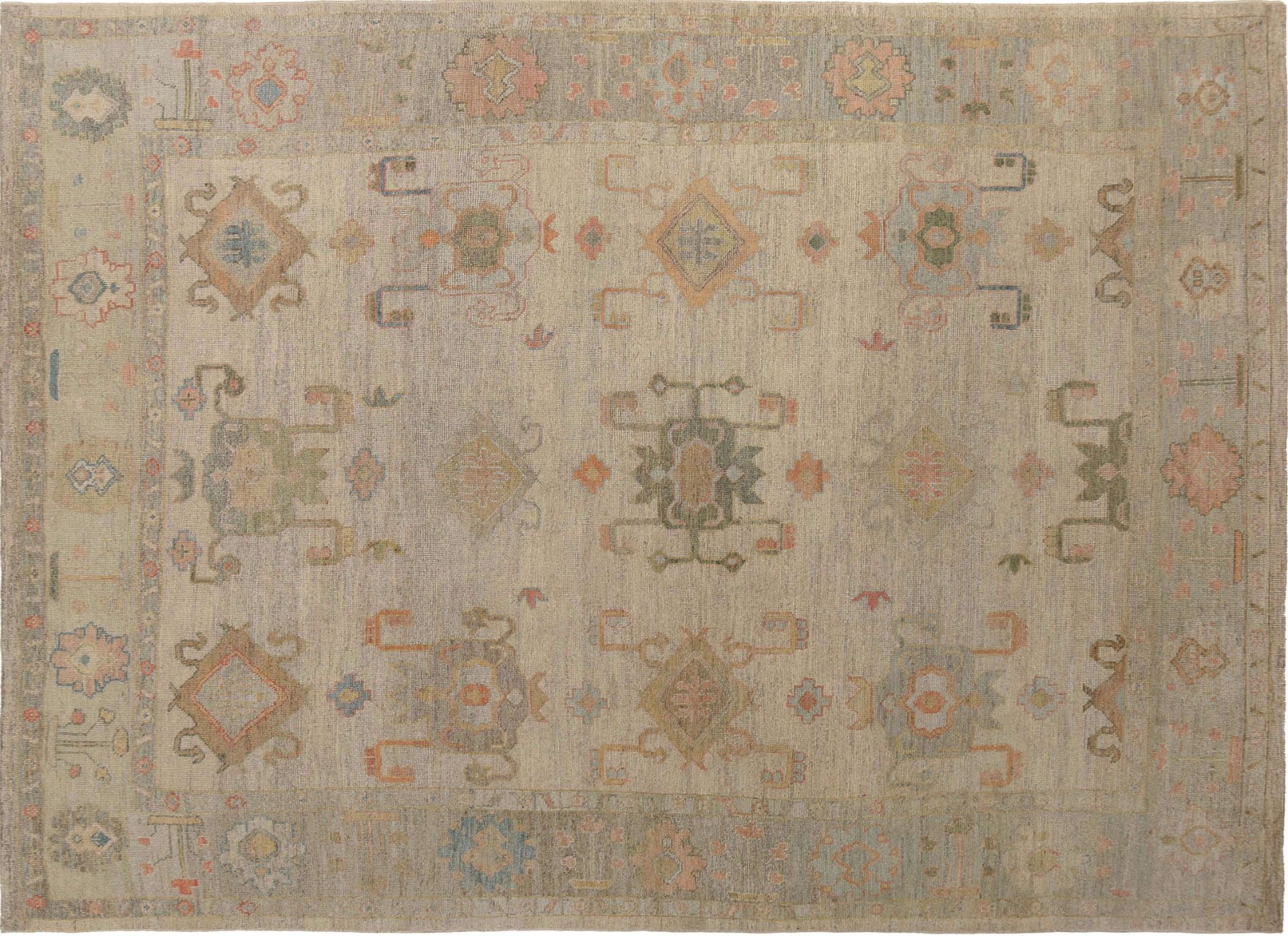 Thumbnail 4 for Turkey Oushak Tribal Rug 95764