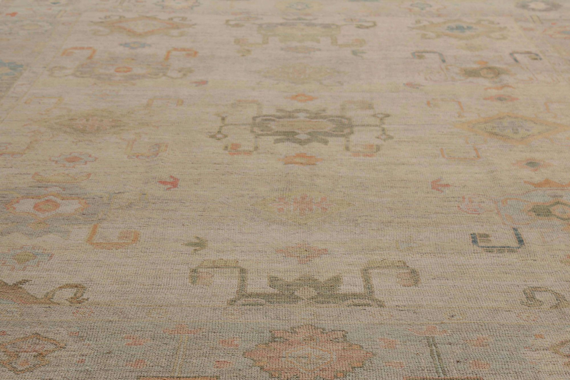 Thumbnail 7 for Turkey Oushak Tribal Rug 95764