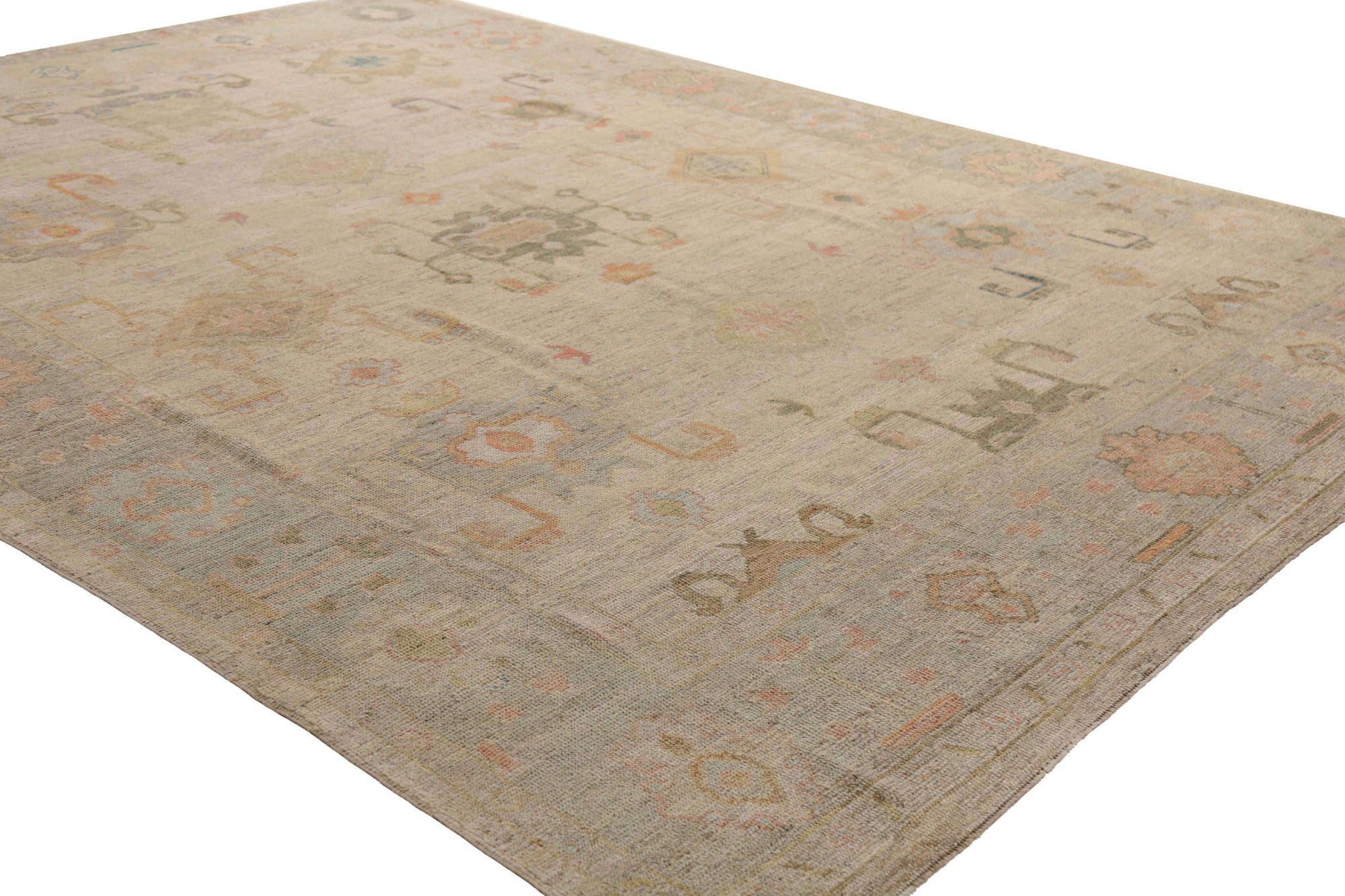 Thumbnail 6 for Turkey Oushak Tribal Rug 95764