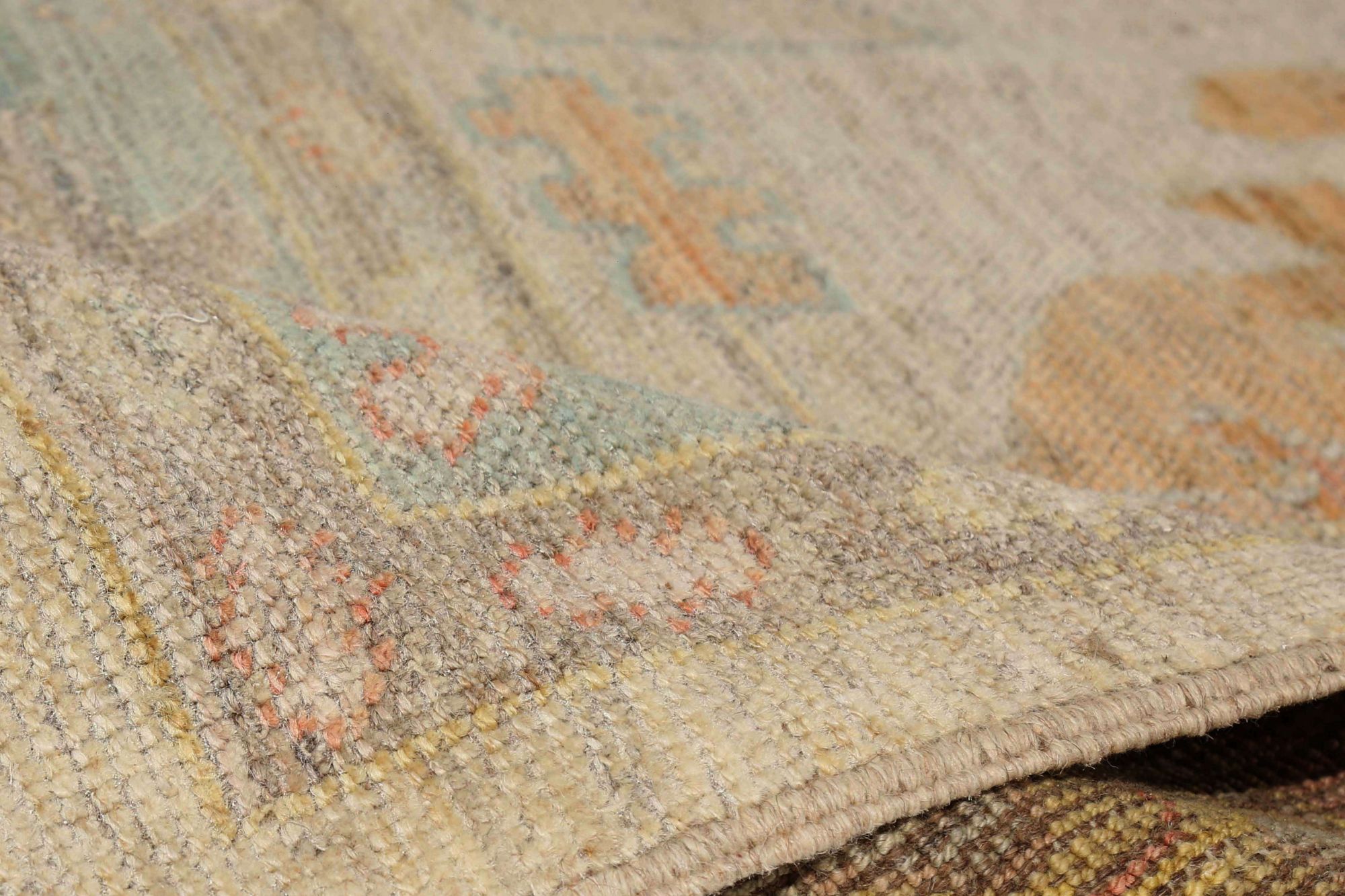 Thumbnail 7 for Turkey Oushak Tribal Rug 95786