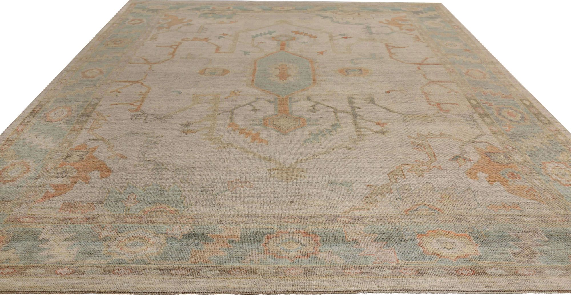 Thumbnail 6 for Turkey Oushak Tribal Rug 95786