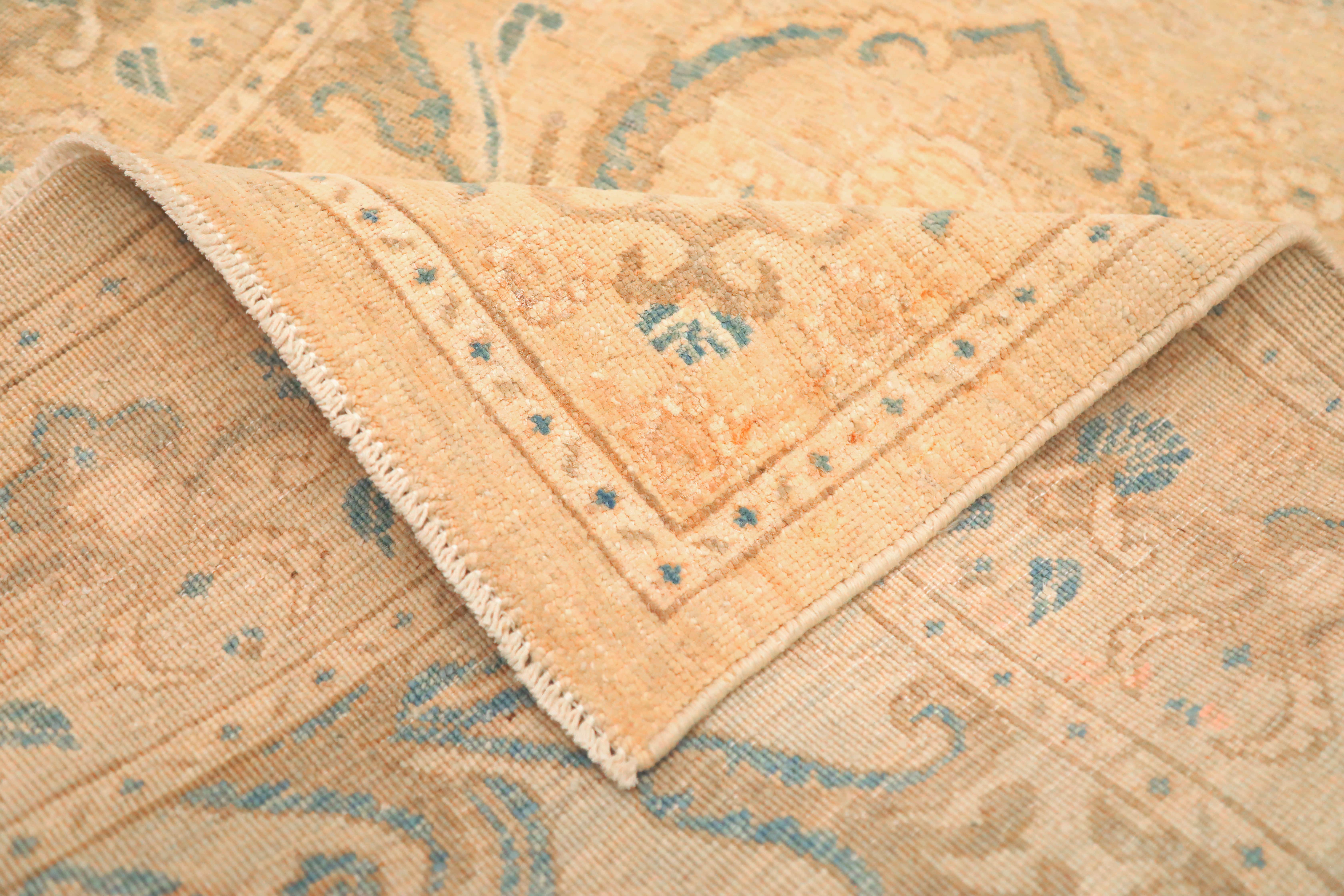 Thumbnail 3 for Afghanistan Tabriz Tribal Rug 93880