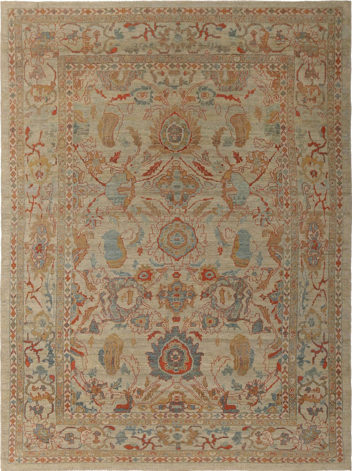 Thumbnail 3 for Turkey Sultanabad Tribal Rug 95810