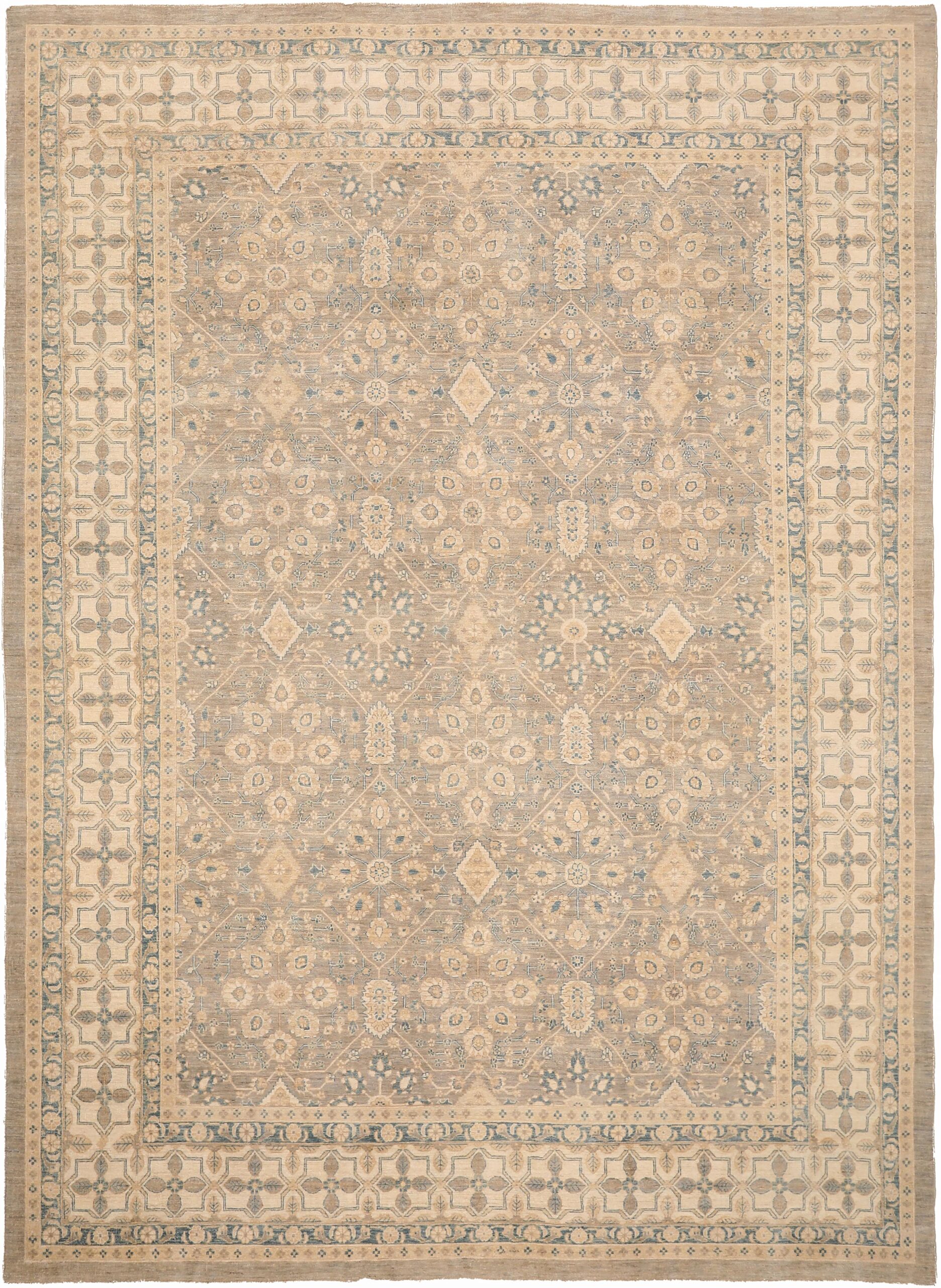 Thumbnail 5 for Afghanistan Tabriz Transitional Rug 93887