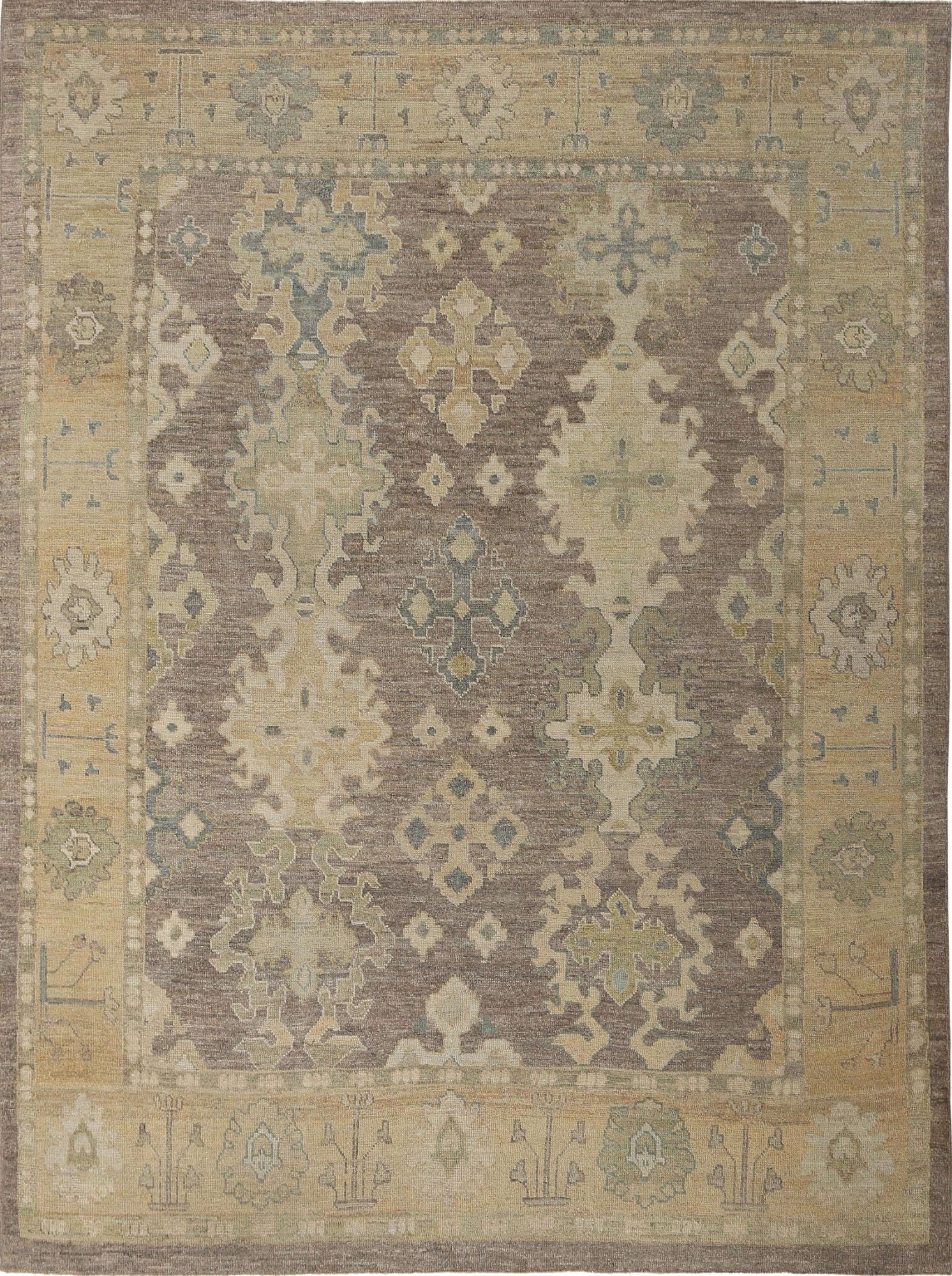 Thumbnail 3 for Turkey Oushak Tribal Rug 95833