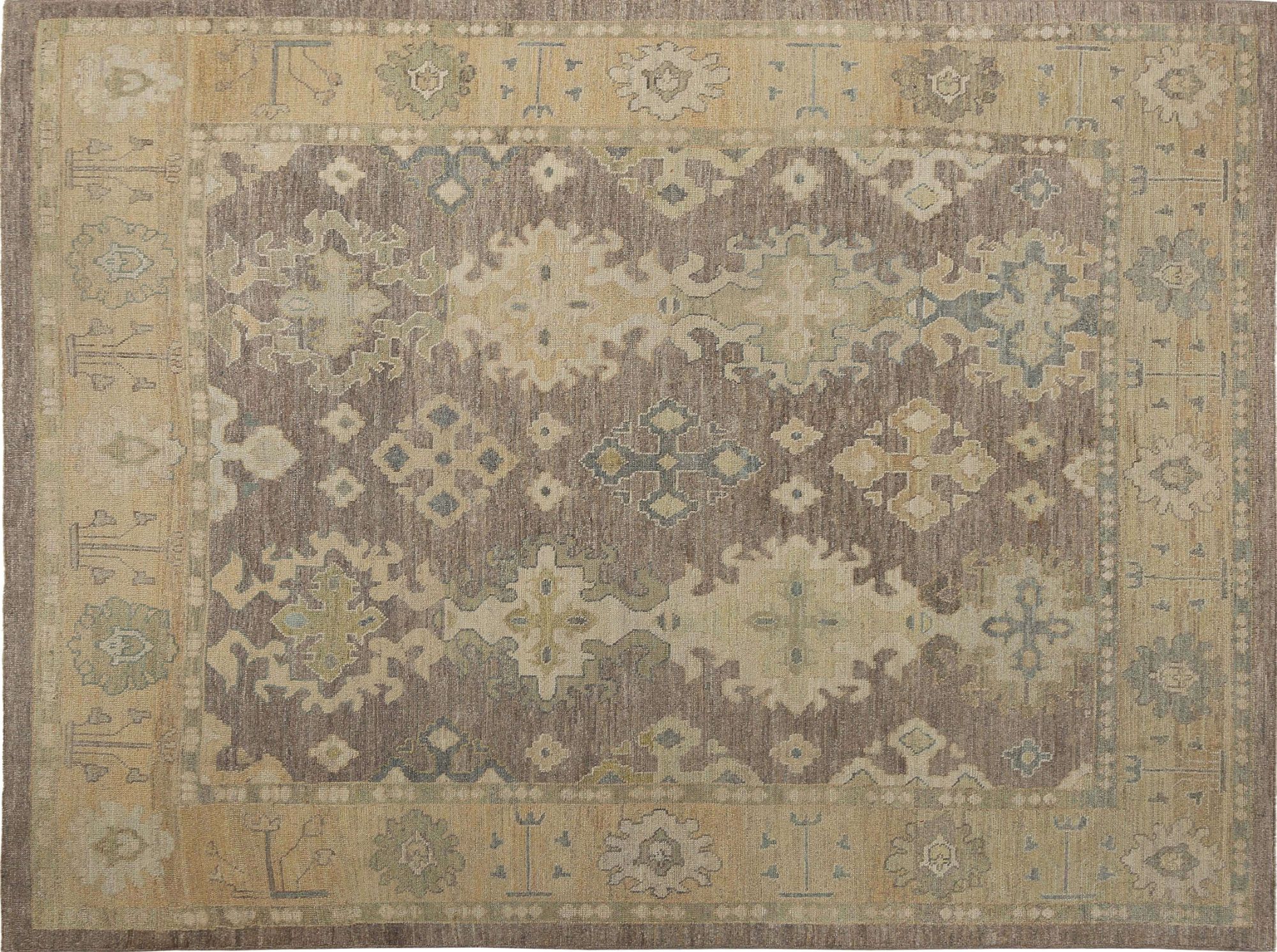 Thumbnail 4 for Turkey Oushak Tribal Rug 95833