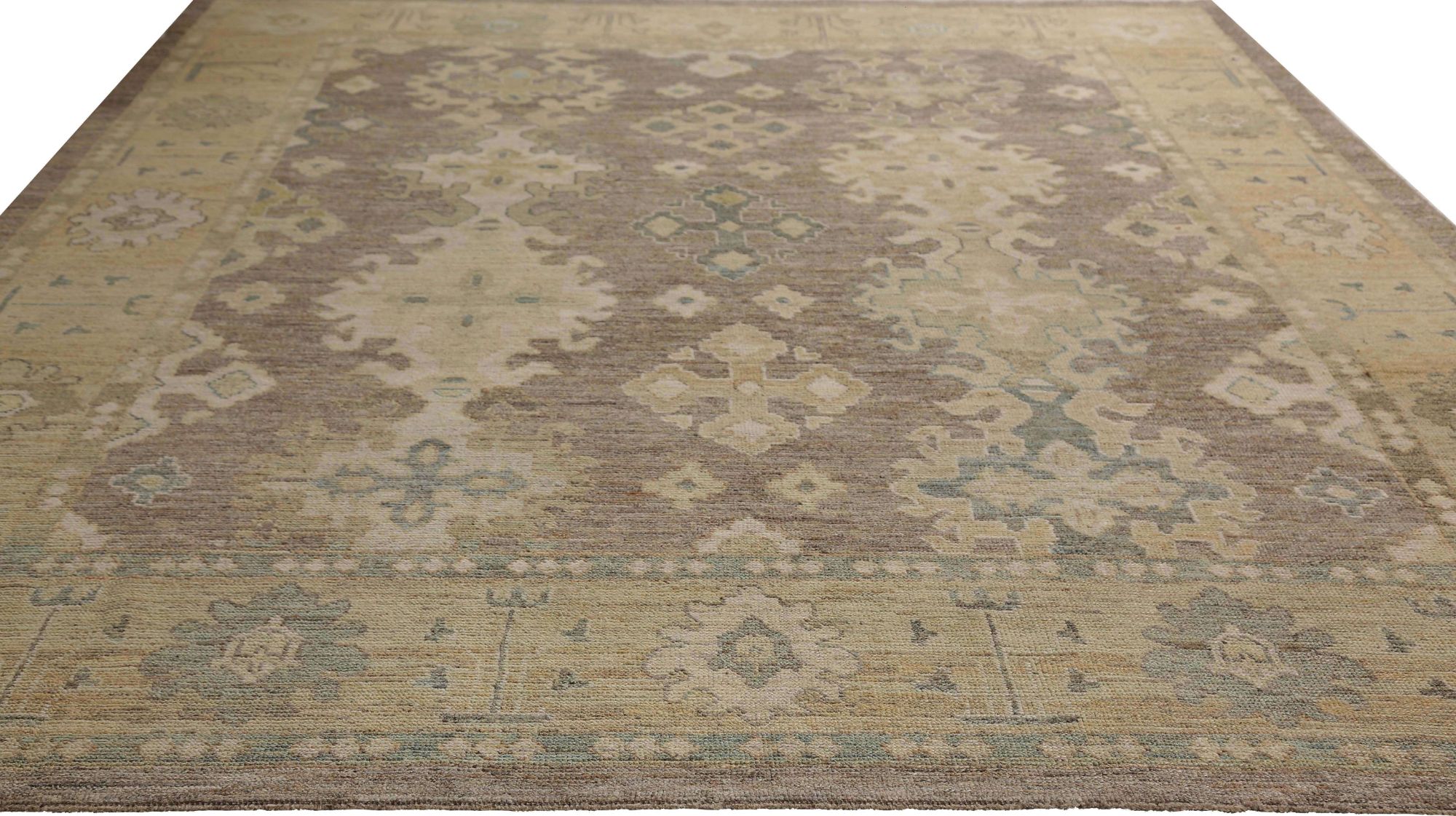 Thumbnail 8 for Turkey Oushak Tribal Rug 95833