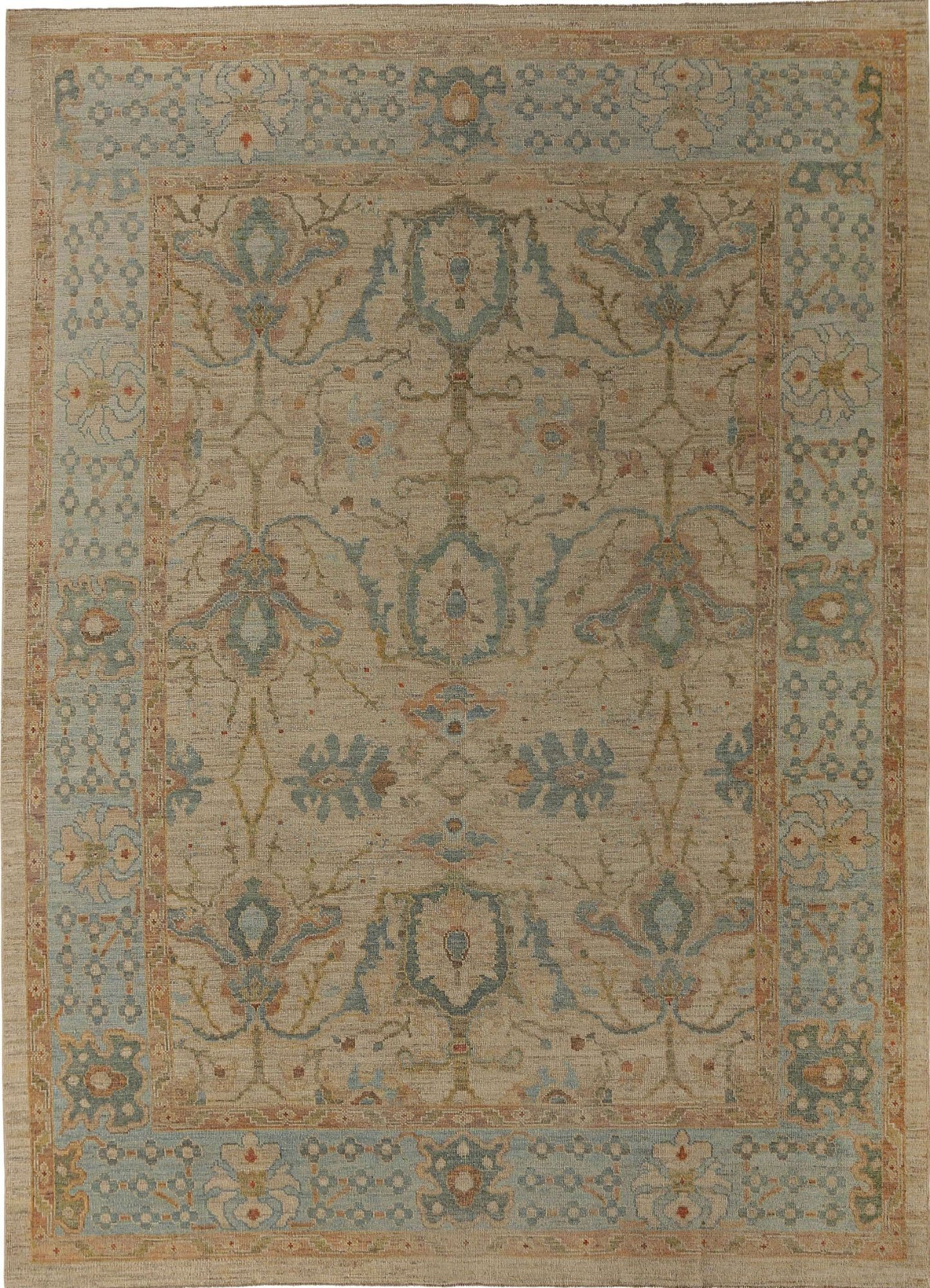 Thumbnail 2 for Turkey Oushak Tribal Rug 95835