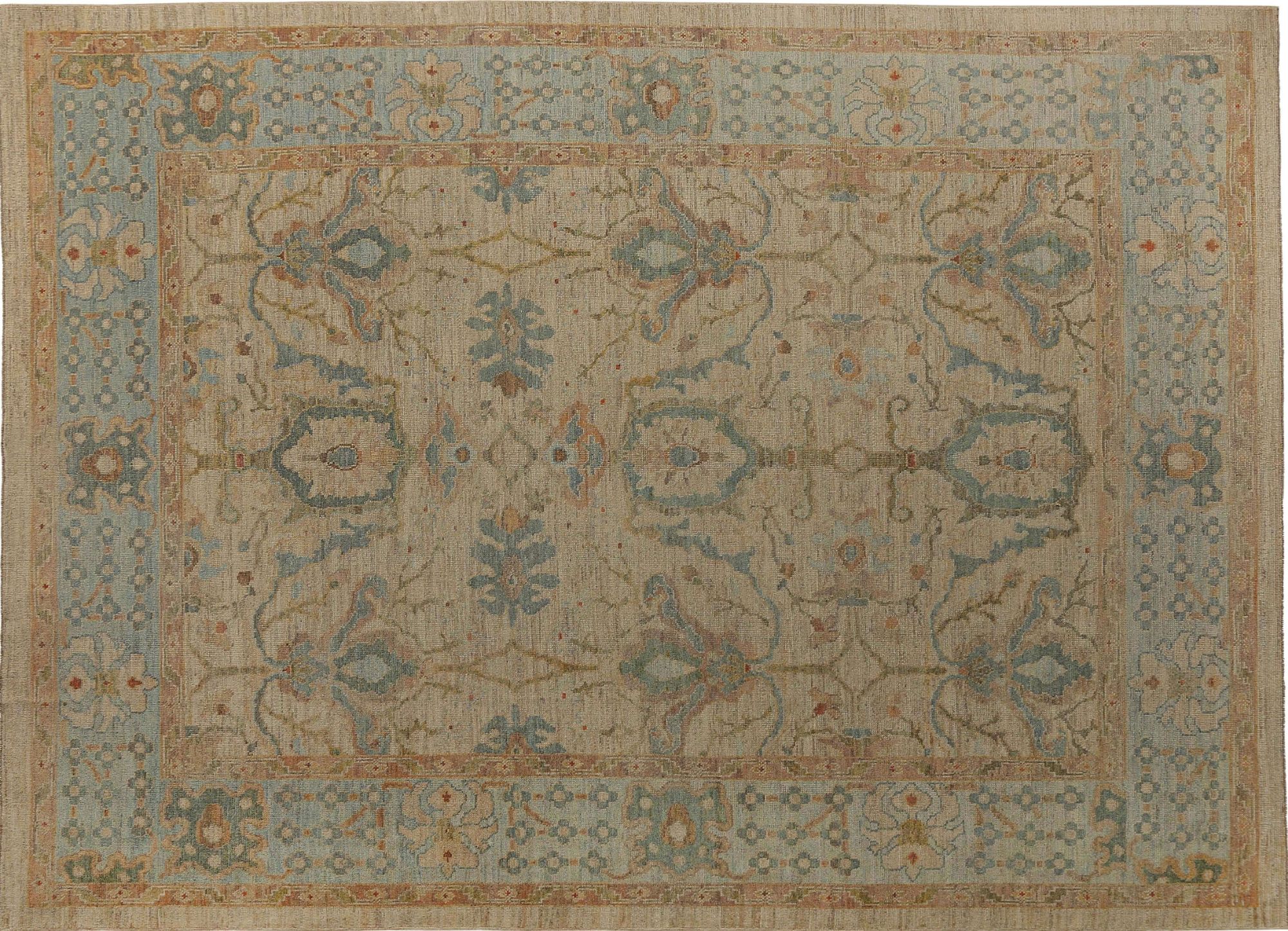 Thumbnail 3 for Turkey Oushak Tribal Rug 95835