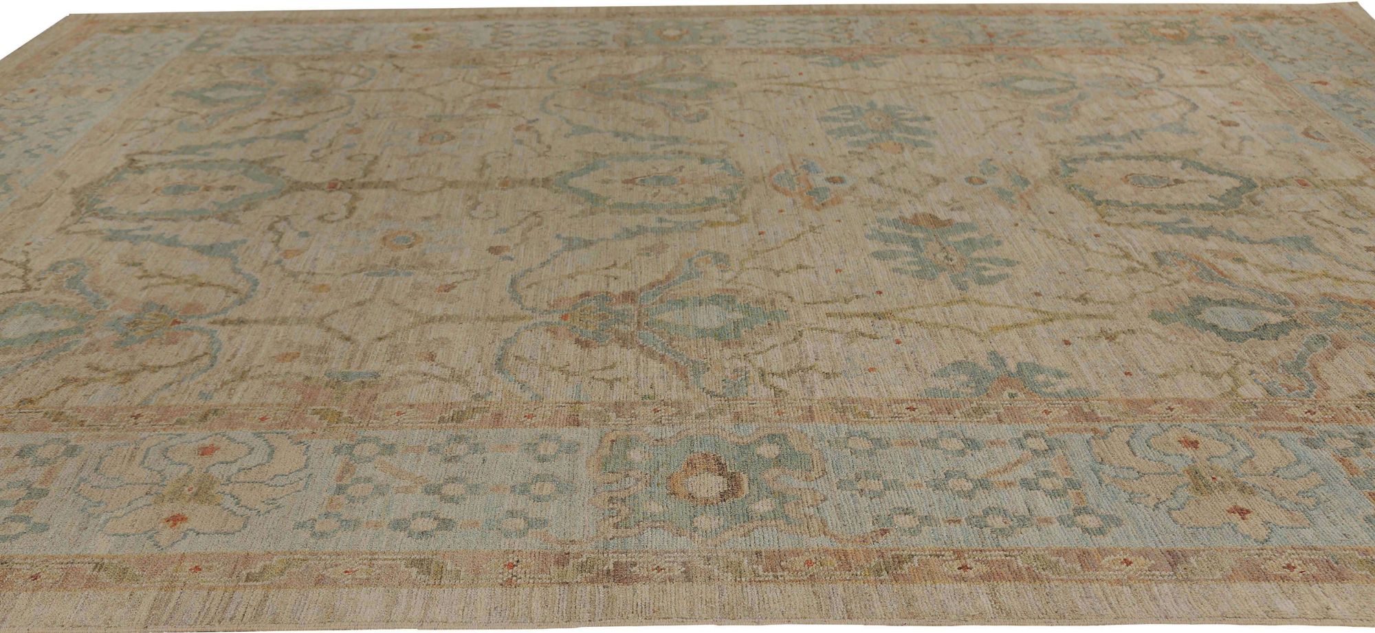 Thumbnail 8 for Turkey Oushak Tribal Rug 95835