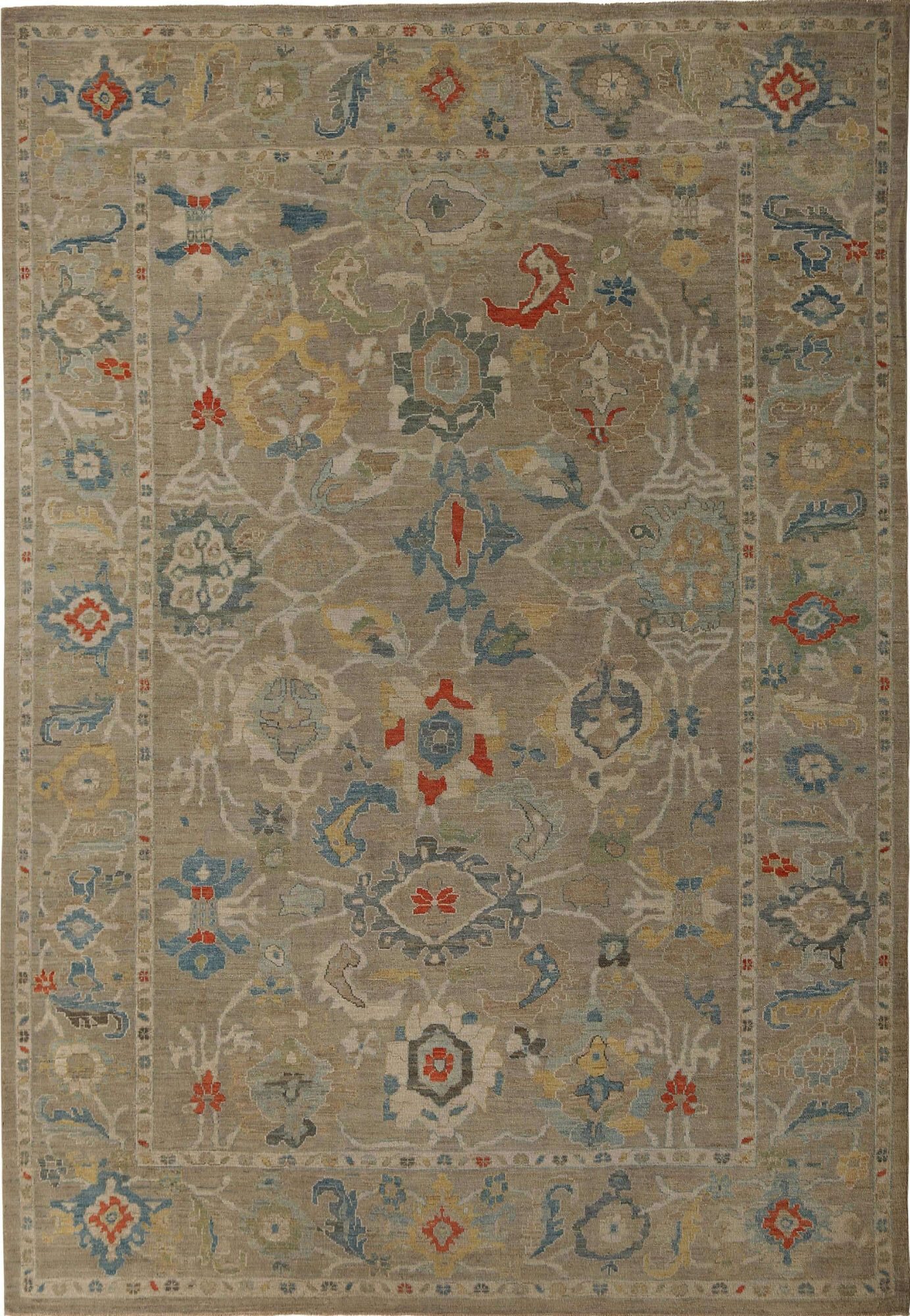 Thumbnail 3 for Turkey Sultanabad Tribal Rug 95836