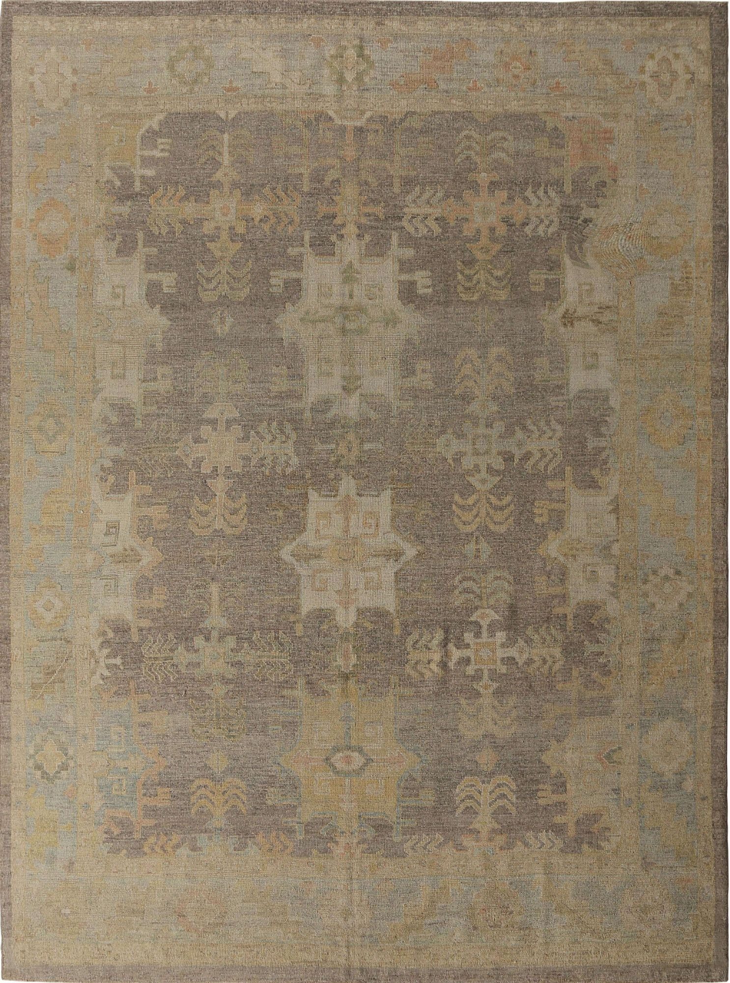 Thumbnail 3 for Turkey Oushak Tribal Rug 95846