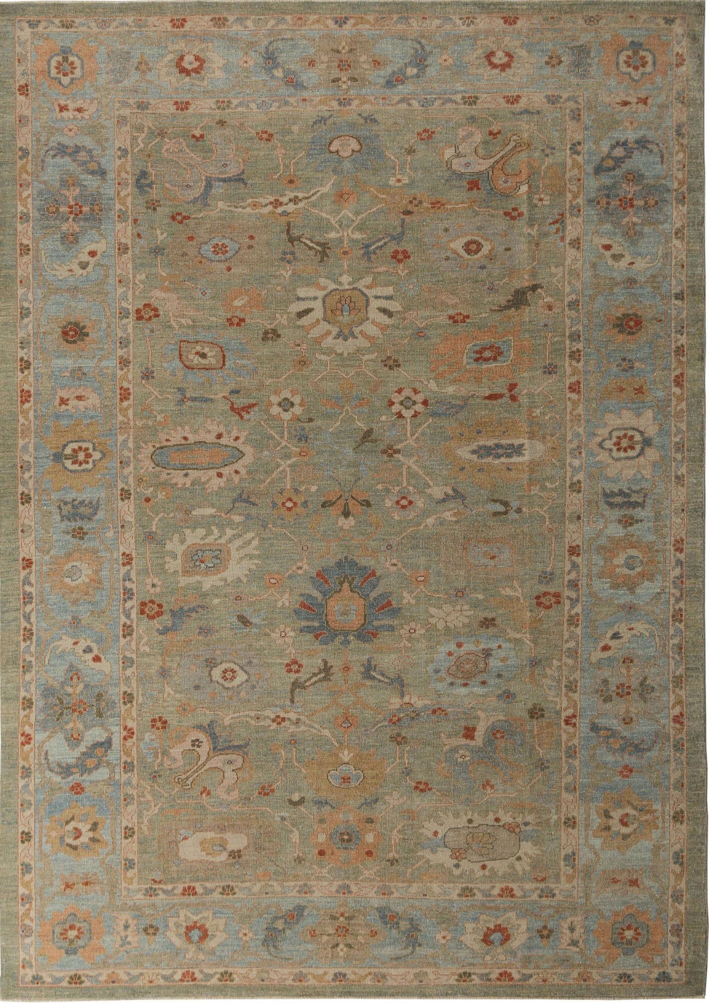 Thumbnail 3 for Turkey Sultanabad Tribal Rug 95852
