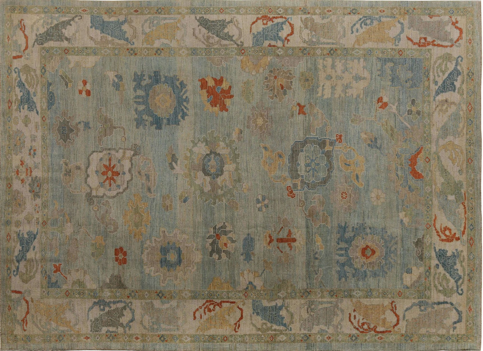 Thumbnail 3 for Turkey Sultanabad Tribal Rug 95856