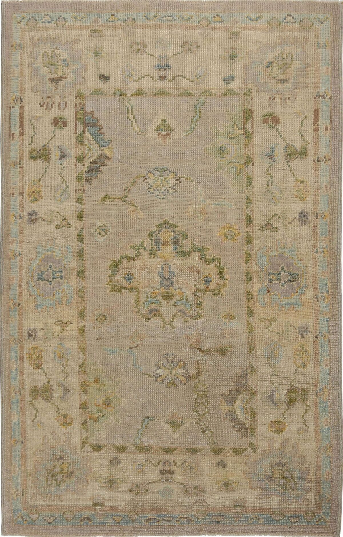 Thumbnail 7 for Turkey Oushak Tribal Rug 95875