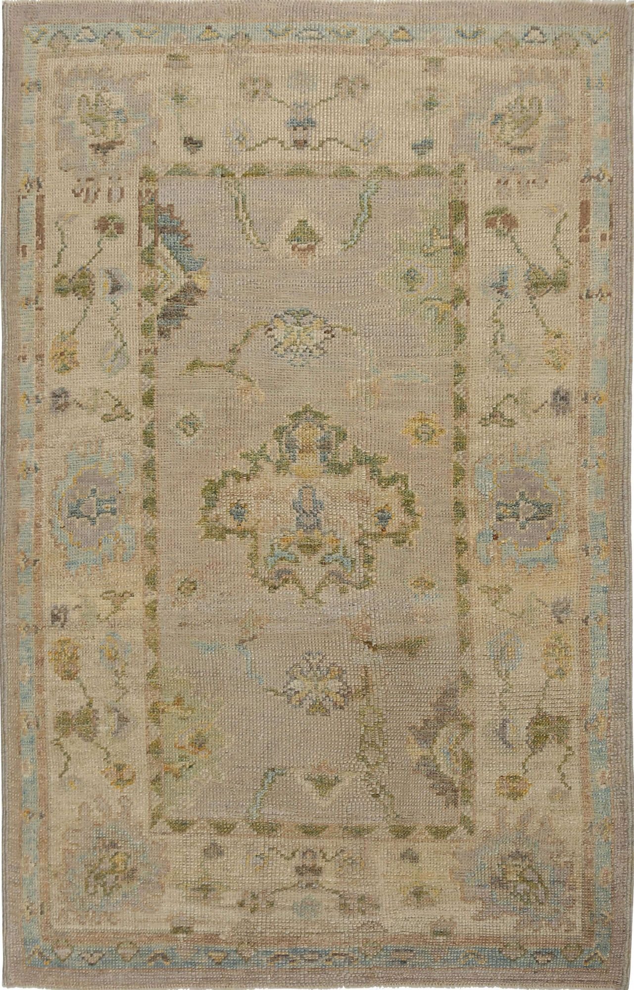 Thumbnail 4 for Turkey Oushak Tribal Rug 95875