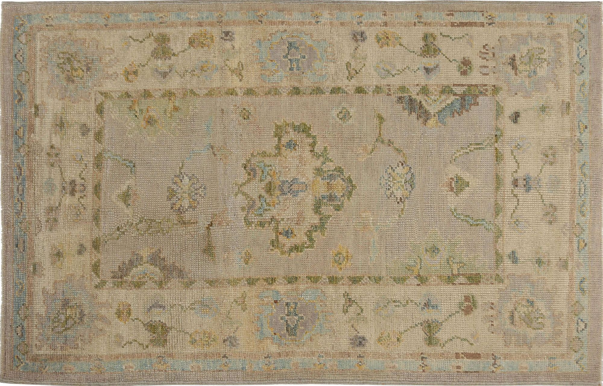 Thumbnail 6 for Turkey Oushak Tribal Rug 95875