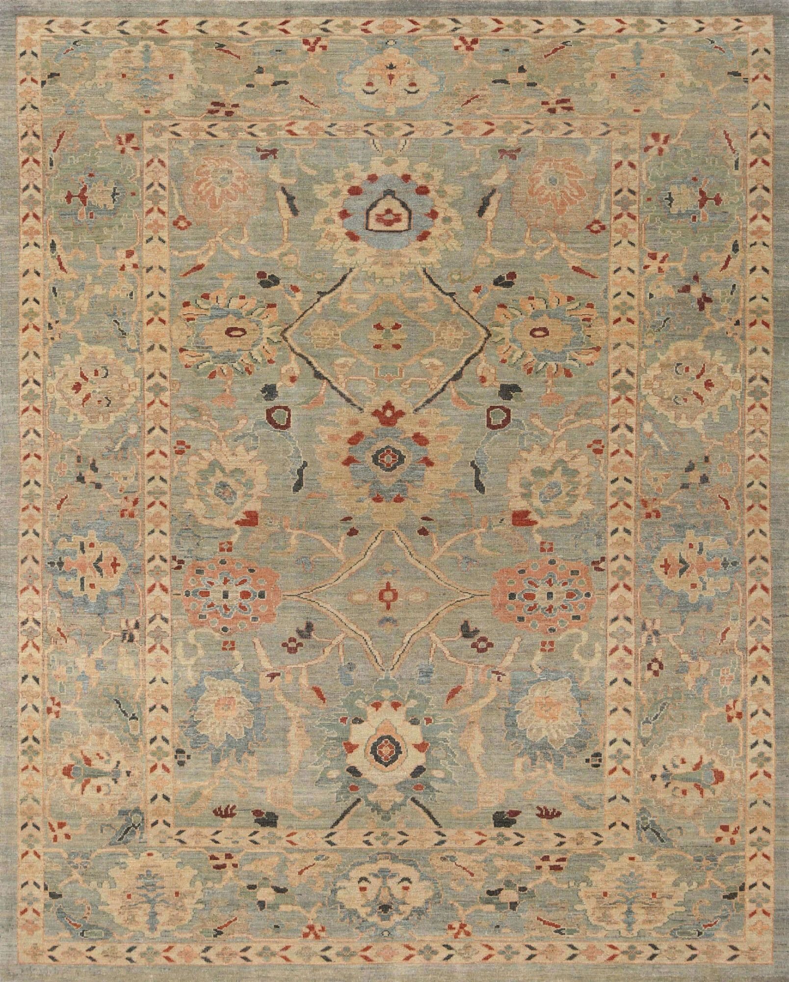 Thumbnail 2 for Turkey Sultanabad Tribal Rug 95883