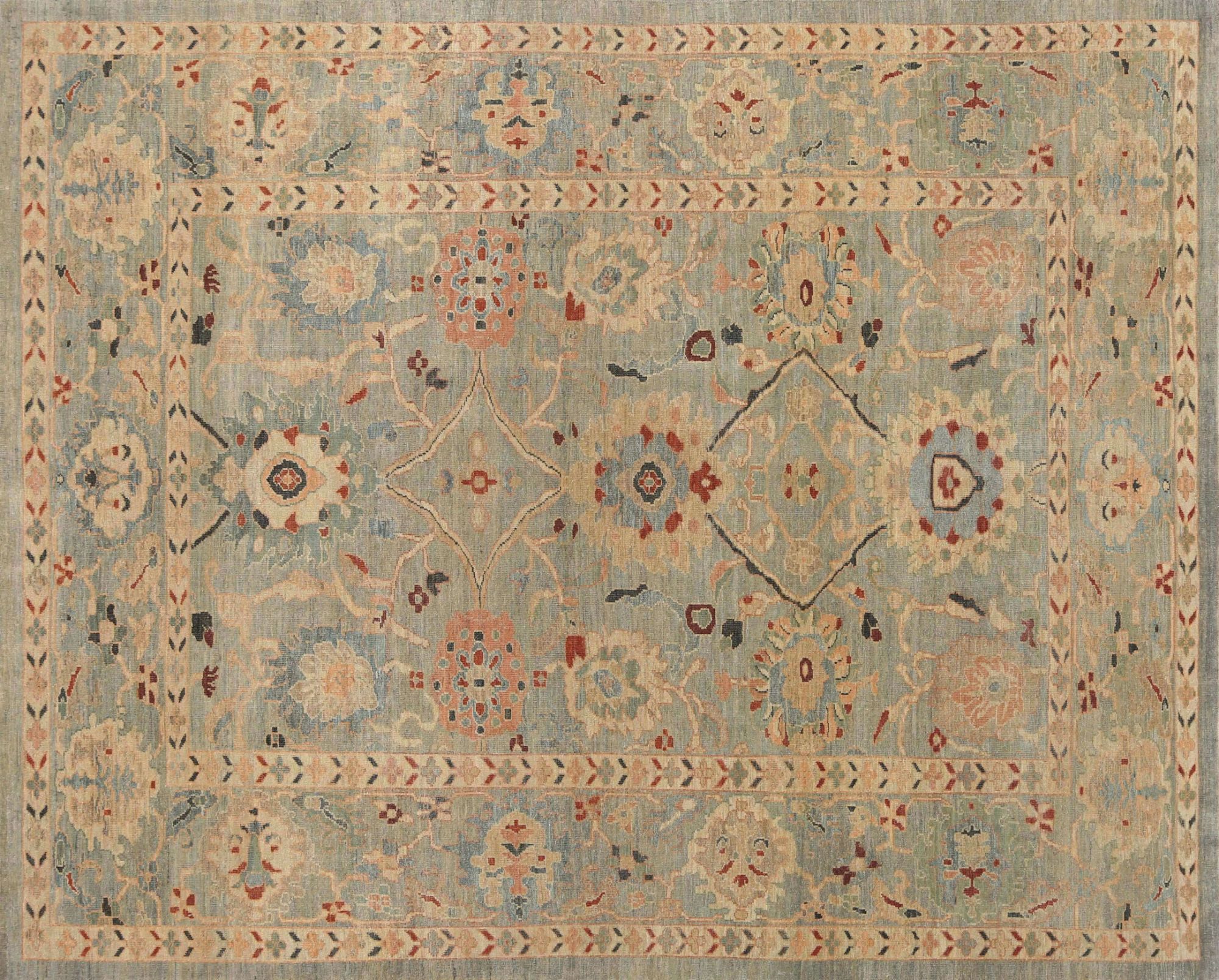 Thumbnail 3 for Turkey Sultanabad Tribal Rug 95883