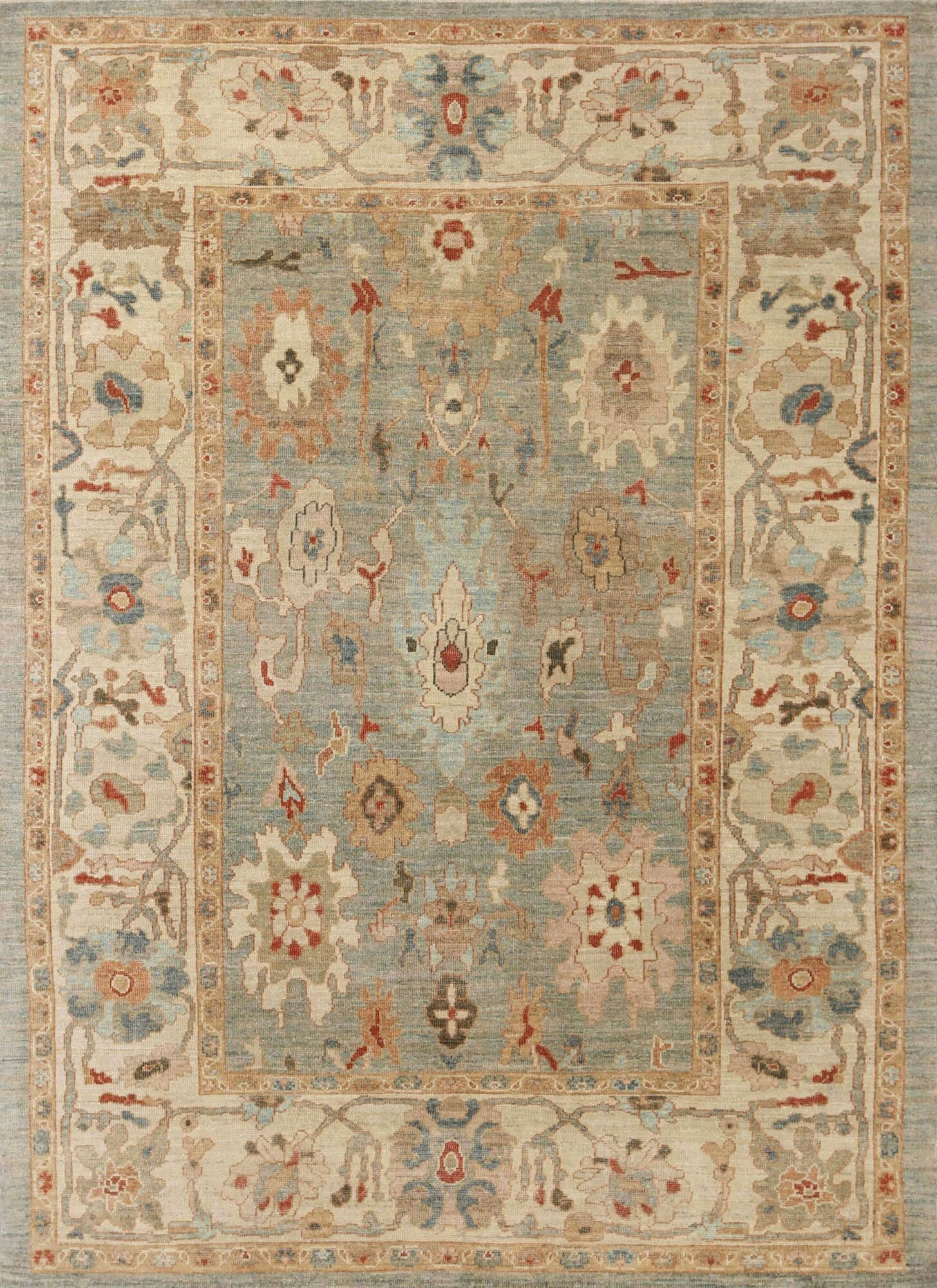 Thumbnail 5 for Turkey Sultanabad Tribal Rug 95884