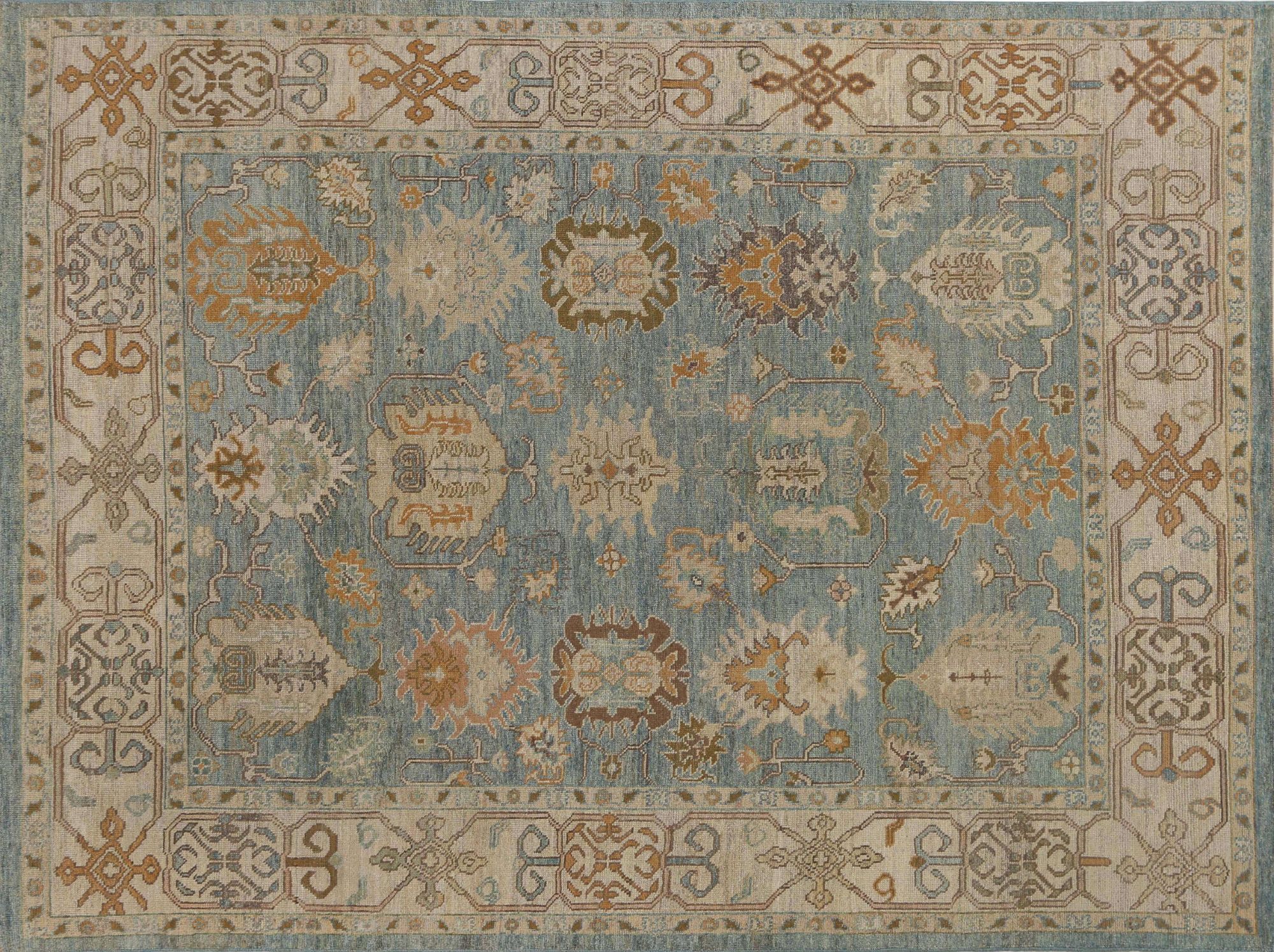 Thumbnail 3 for Turkey Oushak Tribal Rug 95887